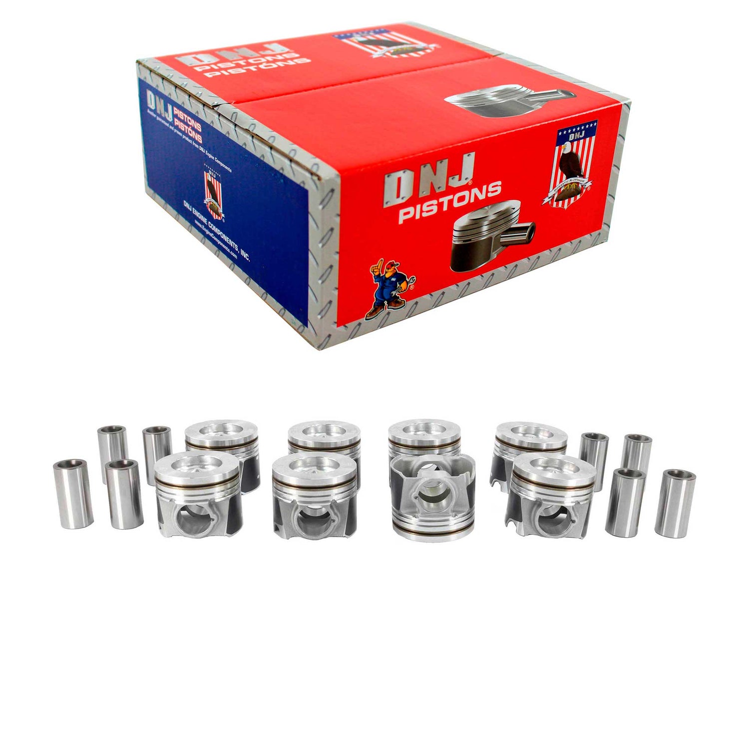 Piston Set 2008-2010 Ford 6.4L (Oversizes Available)