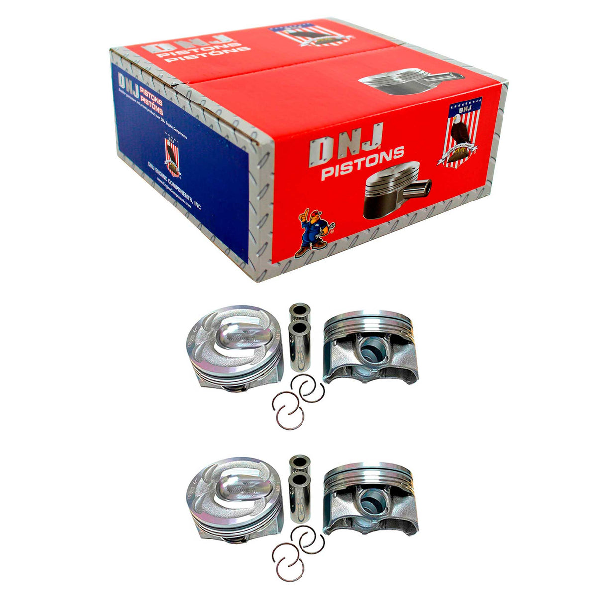 Piston Set 2012-2018 Ford,Lincoln 2.0L (Oversizes Available)