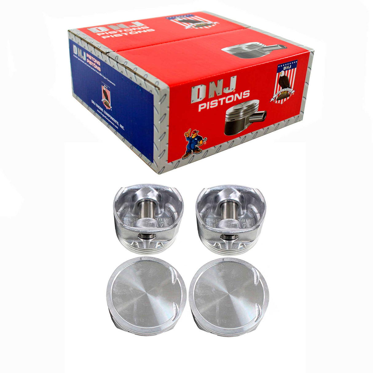 Piston Set (Oversizes Available) 2003-2005 Kia 1.6L