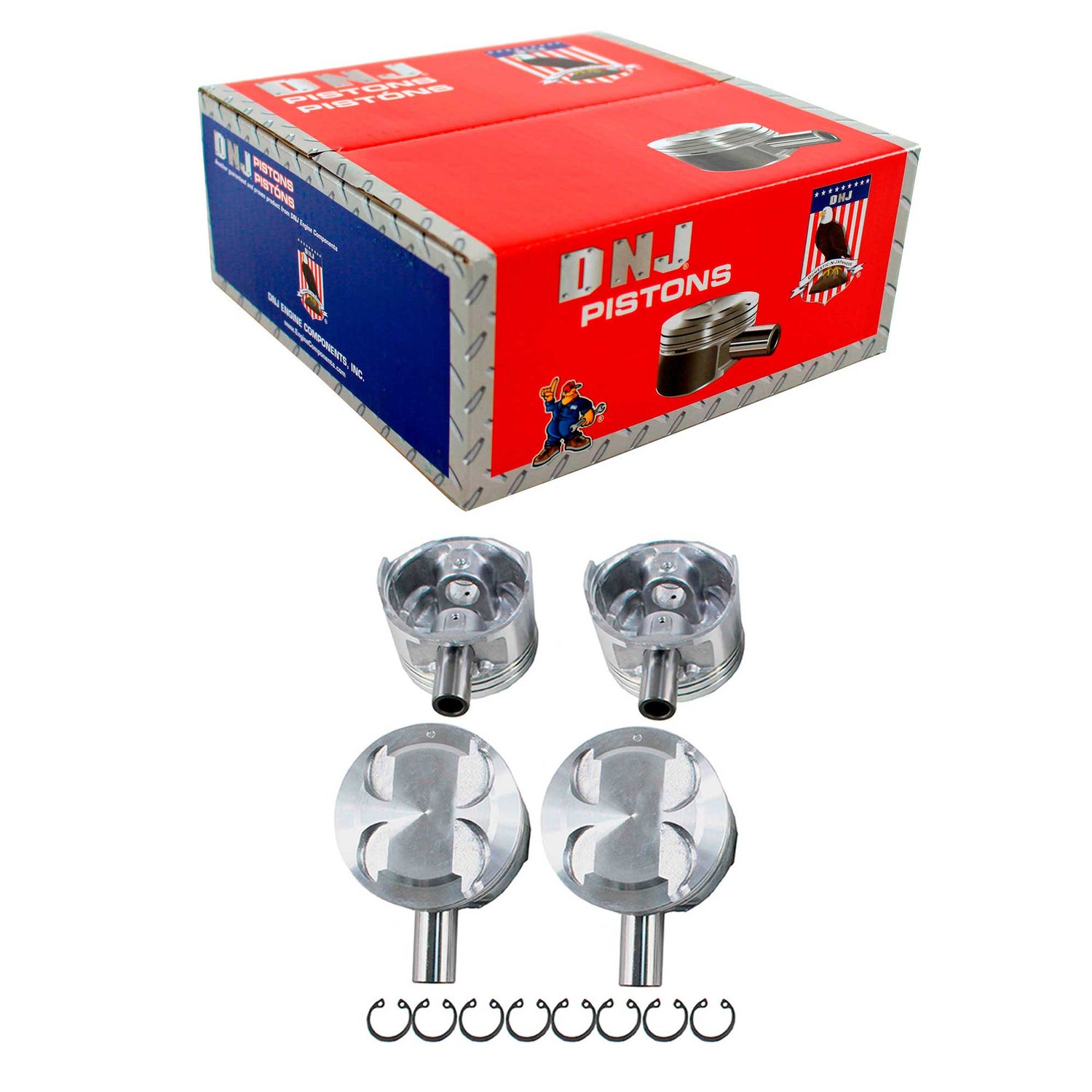 Piston Set 1999-2000 Mazda 1.8L (Oversizes Available)