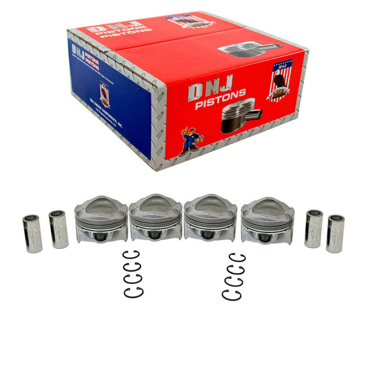 Standard size Complete Piston Set 2014-2020 Ford 1.5L (Oversizes Available)