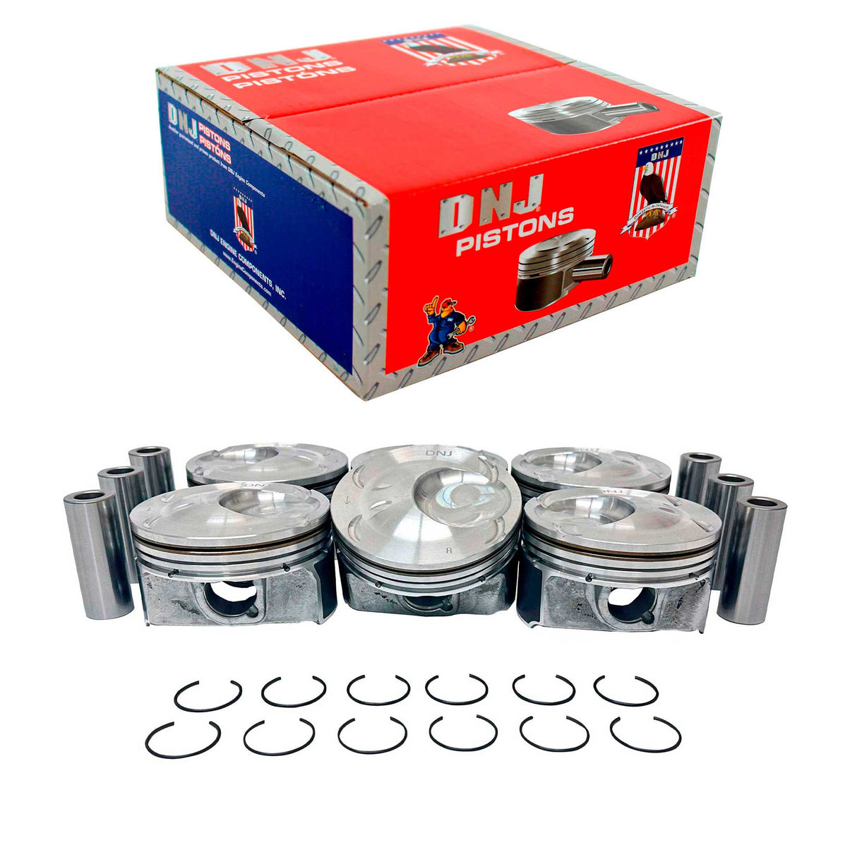 Piston Set Standard Size (Oversizes Available)