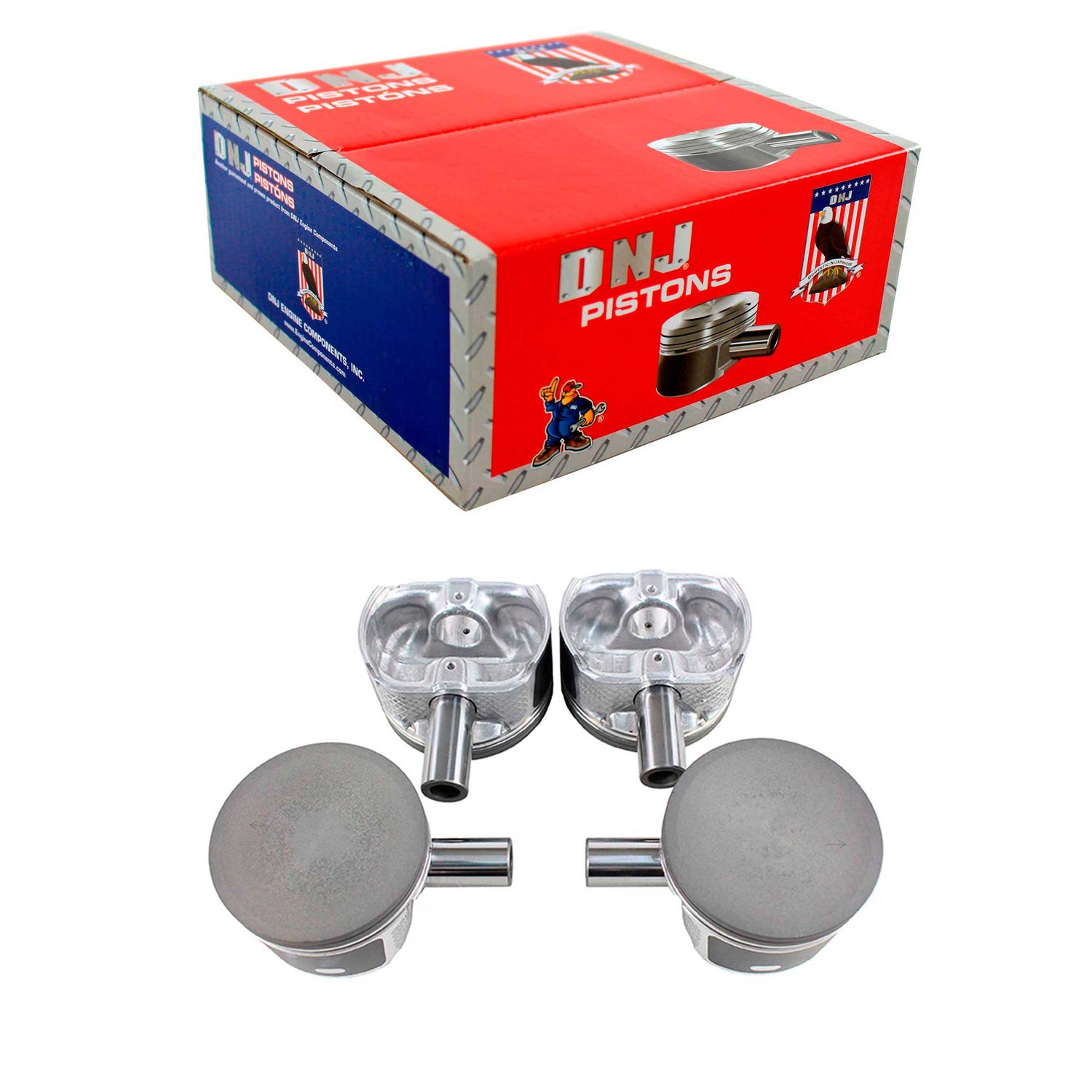 Piston Set 2004-2007 Ford,Mazda 2.0L (Oversizes Available)