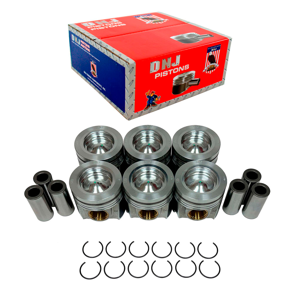 Standard size Complete Piston Set 2021-2022 Escala Sierra Suburba Yukon GM 3.0L