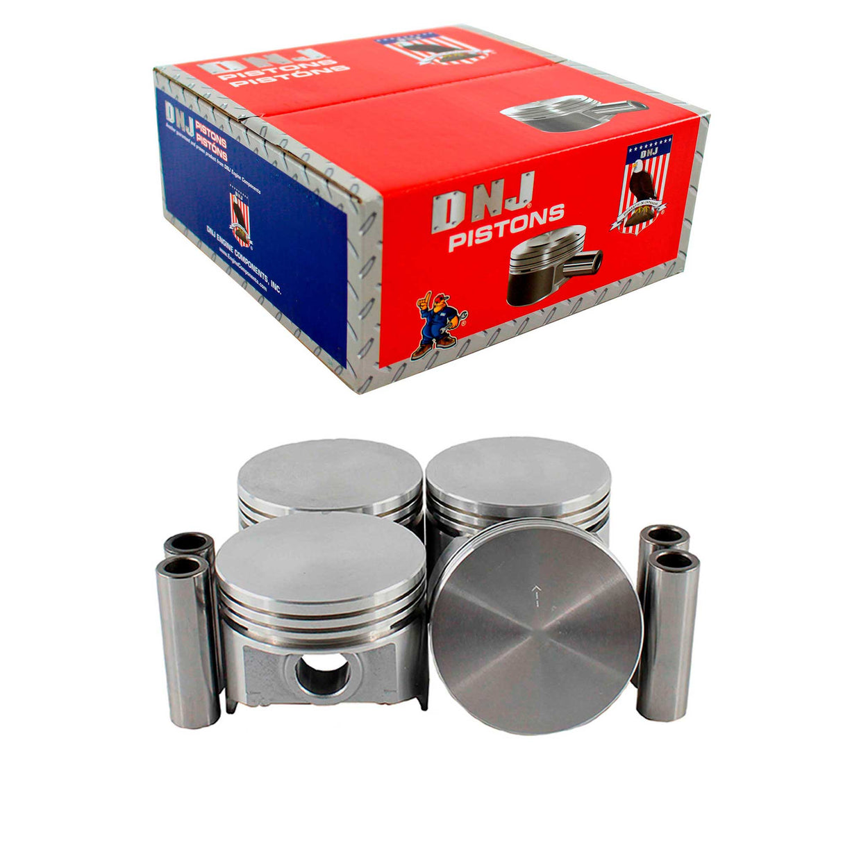 Piston Set 1984-1994 Ford, Mercury Tempo, 2.3L (Oversizes Available)