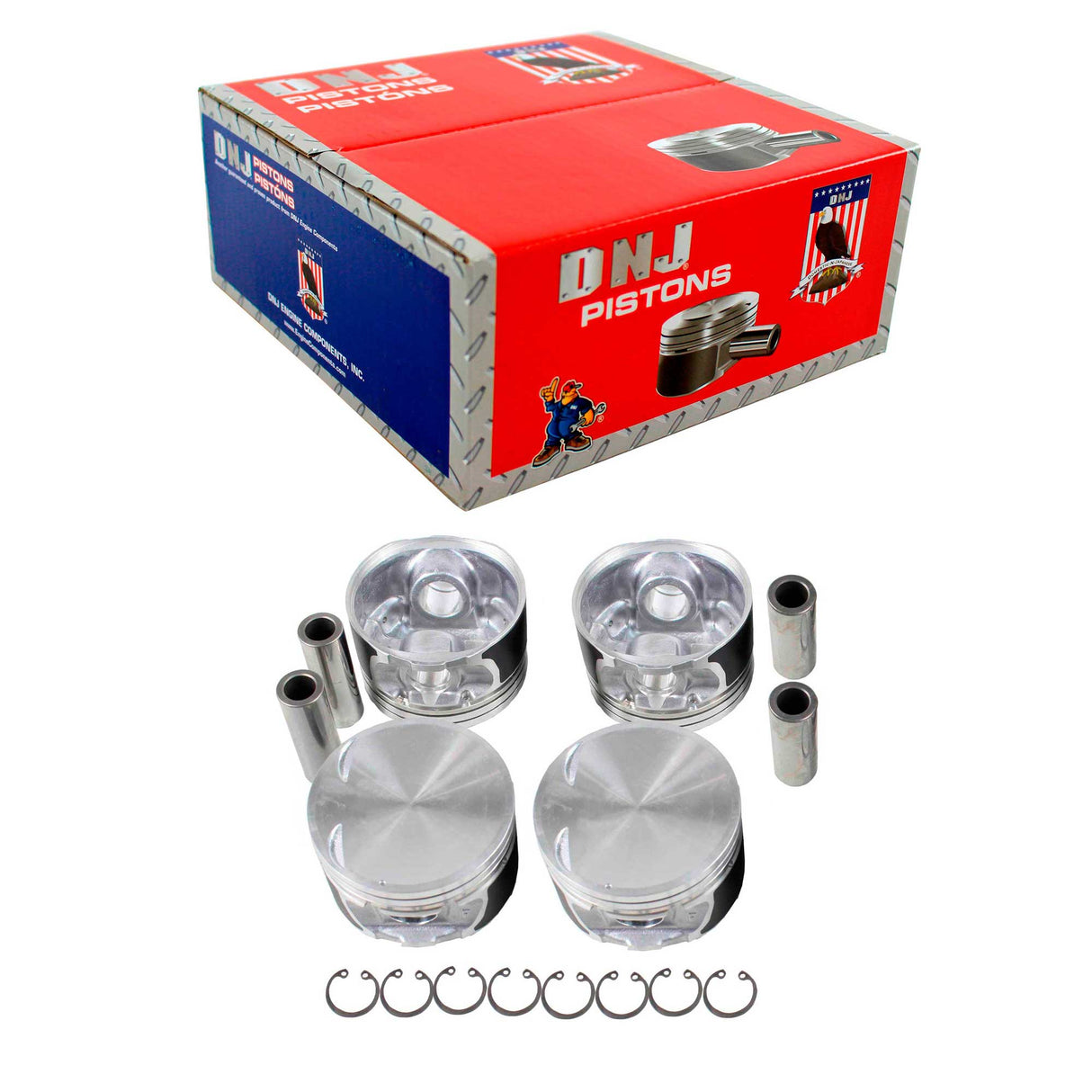 Piston Set (Oversizes Available) 2002-2004 Kia 1.8L