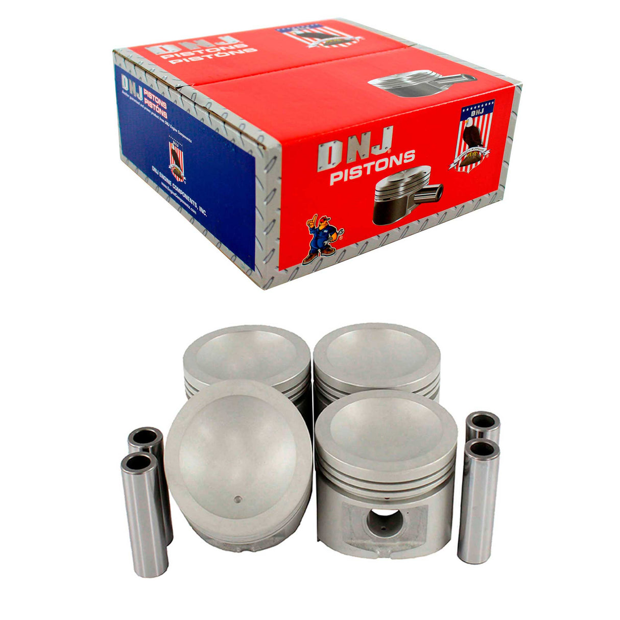 Piston Set (Oversizes Available) 1983-1988 Nissan 1.6L