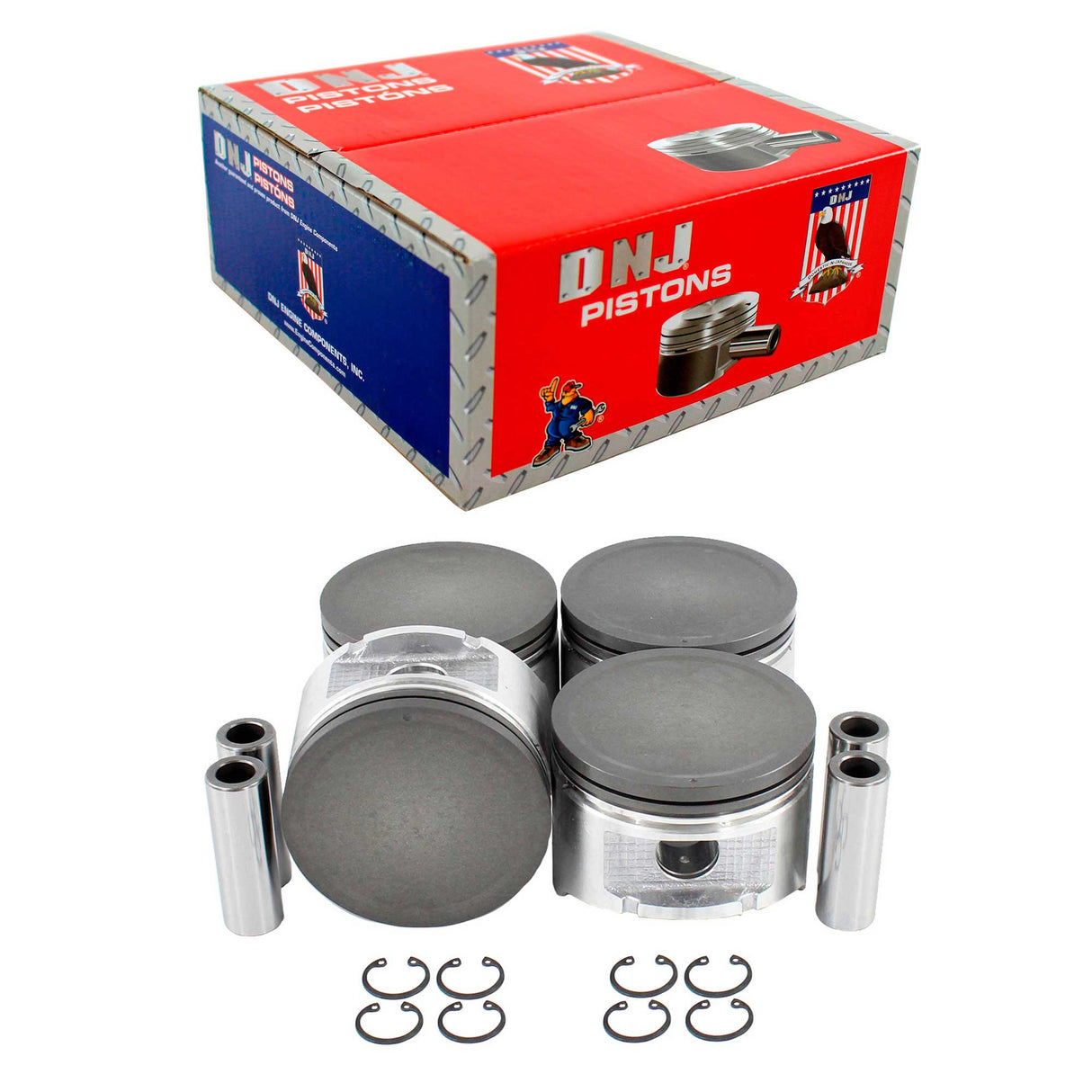 Piston Set 1989-1992 Nissan 2.4L (Oversizes Available)