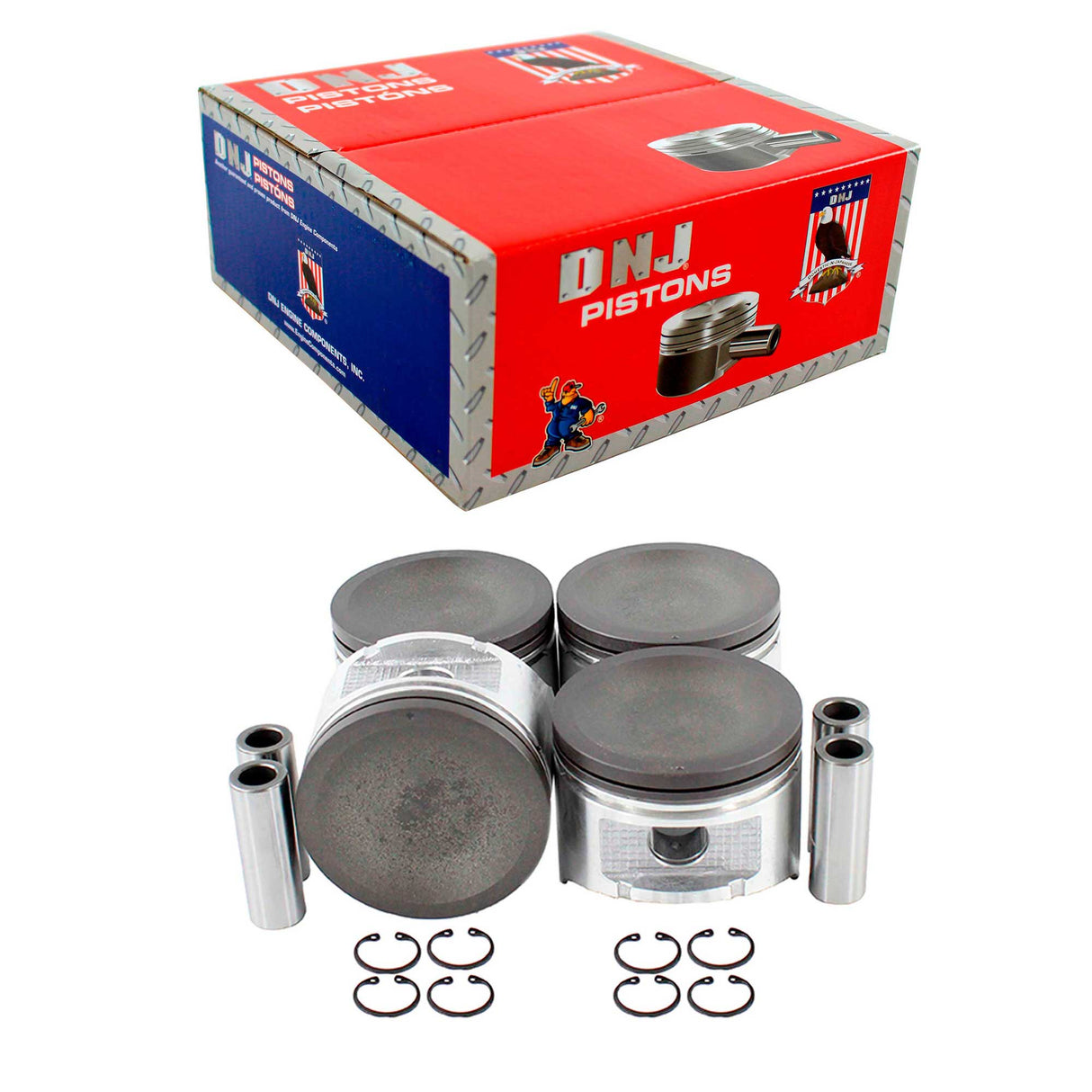Piston Set 1991-1998 Nissan 2.4L (Oversizes Available)