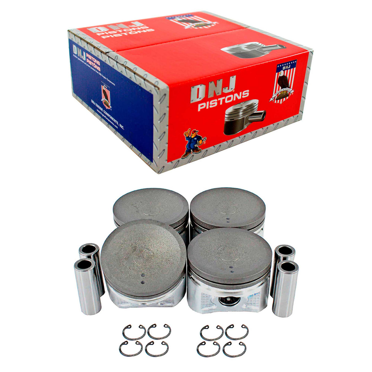Piston Set (Oversizes Available) 1995-1999 Nissan 1.6L