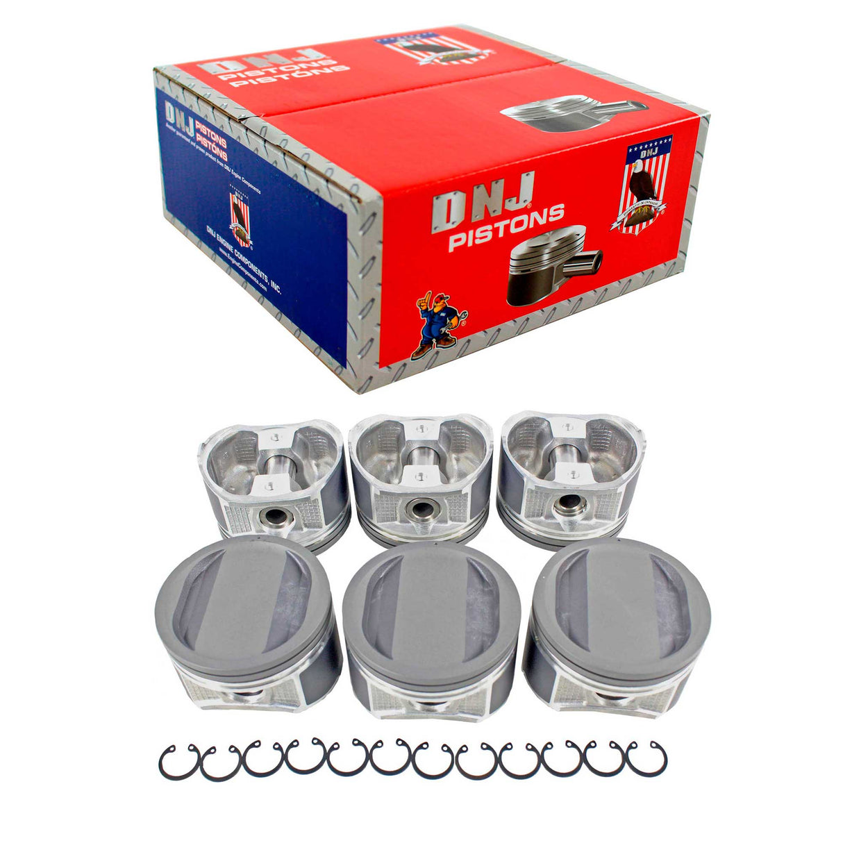Piston Set 2001-2004 Nissan 3.3L (Oversizes Available)