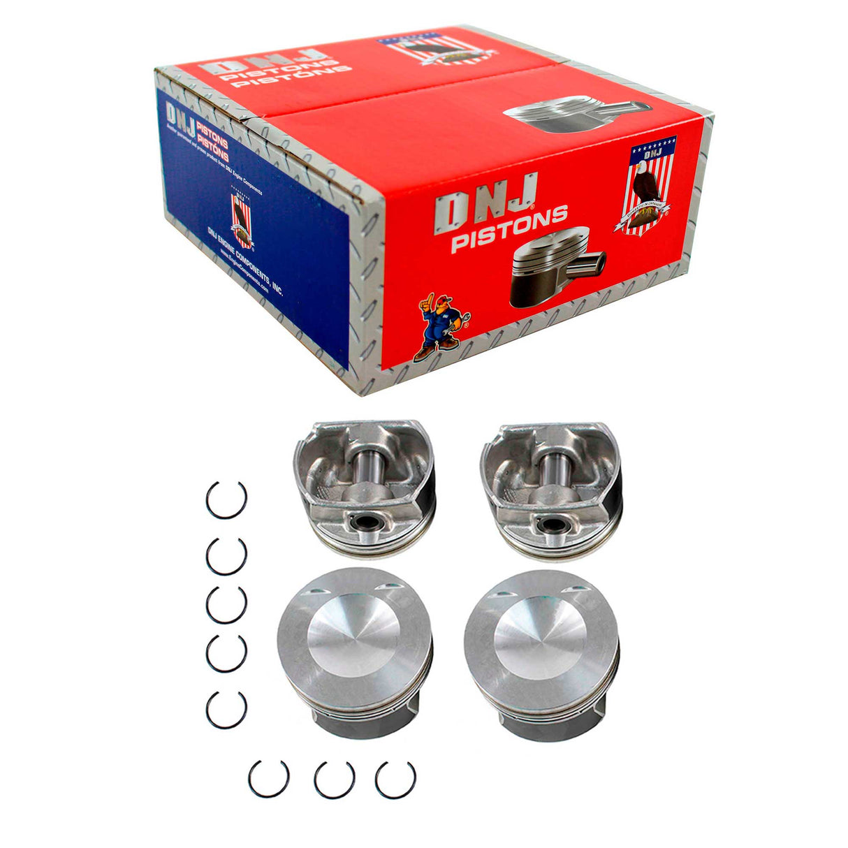Piston Set 2005-2009 Audi,Volkswagen 2.0L (Oversizes Available)
