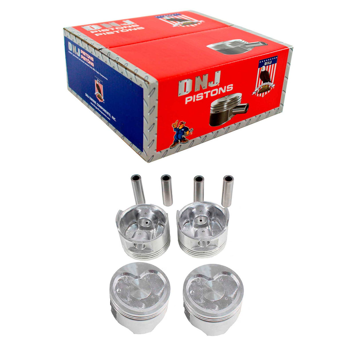 Piston Set 1983-1988 Chevrolet,Toyota 1.6L (Oversizes Available)