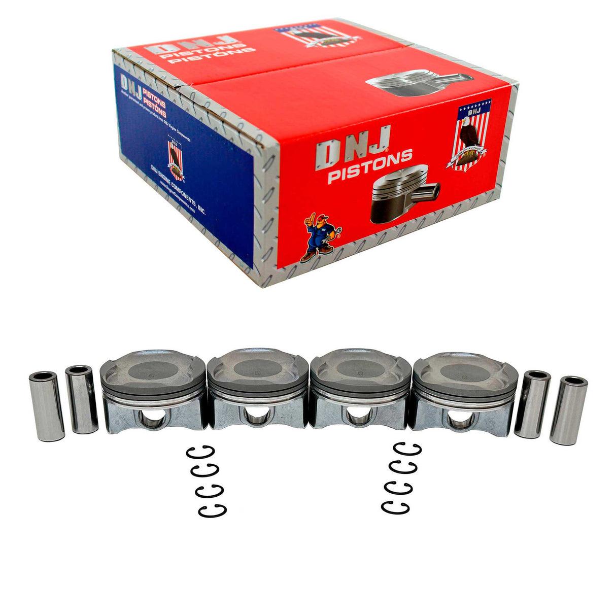 Standard size Complete Piston Set 2019-2022 Toyota 1.8L (Oversizes Available)