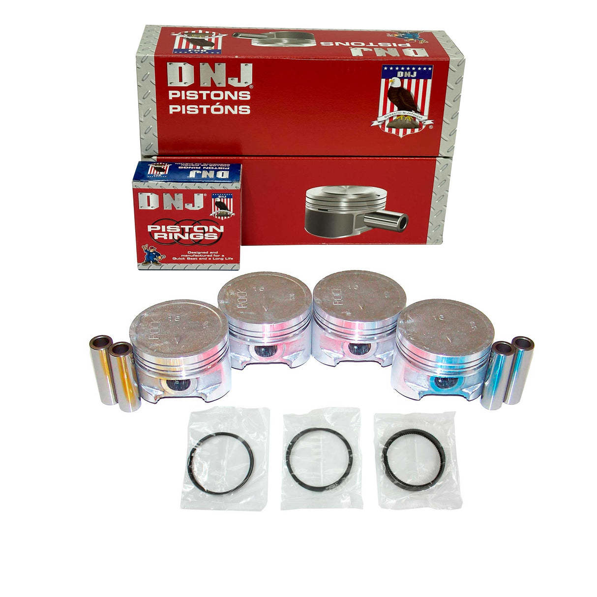 Piston and Ring Set 1991-1996 Dodge, Eagle, Mitsubishi, Plymouth 1.5L