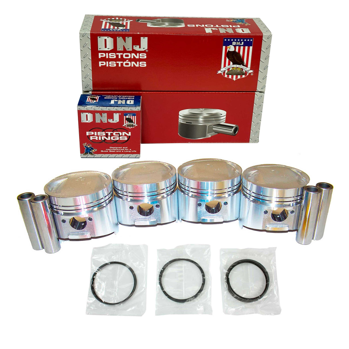 Piston and Ring Set 1987-1992 Dodge, Mitsubishi, Plymouth 2.0L