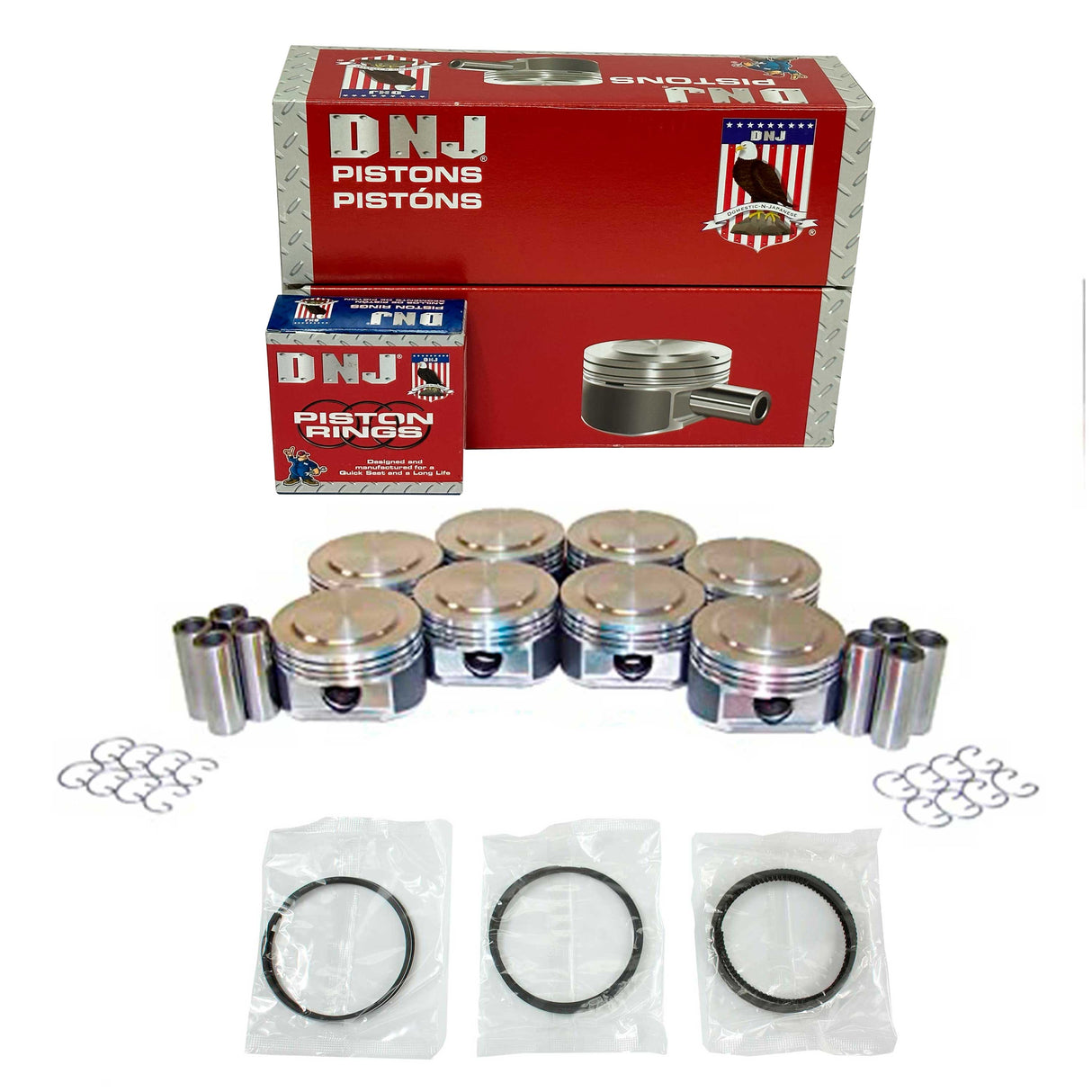 Piston and Ring Set 2002-2007 Dodge, Jeep 4.7L