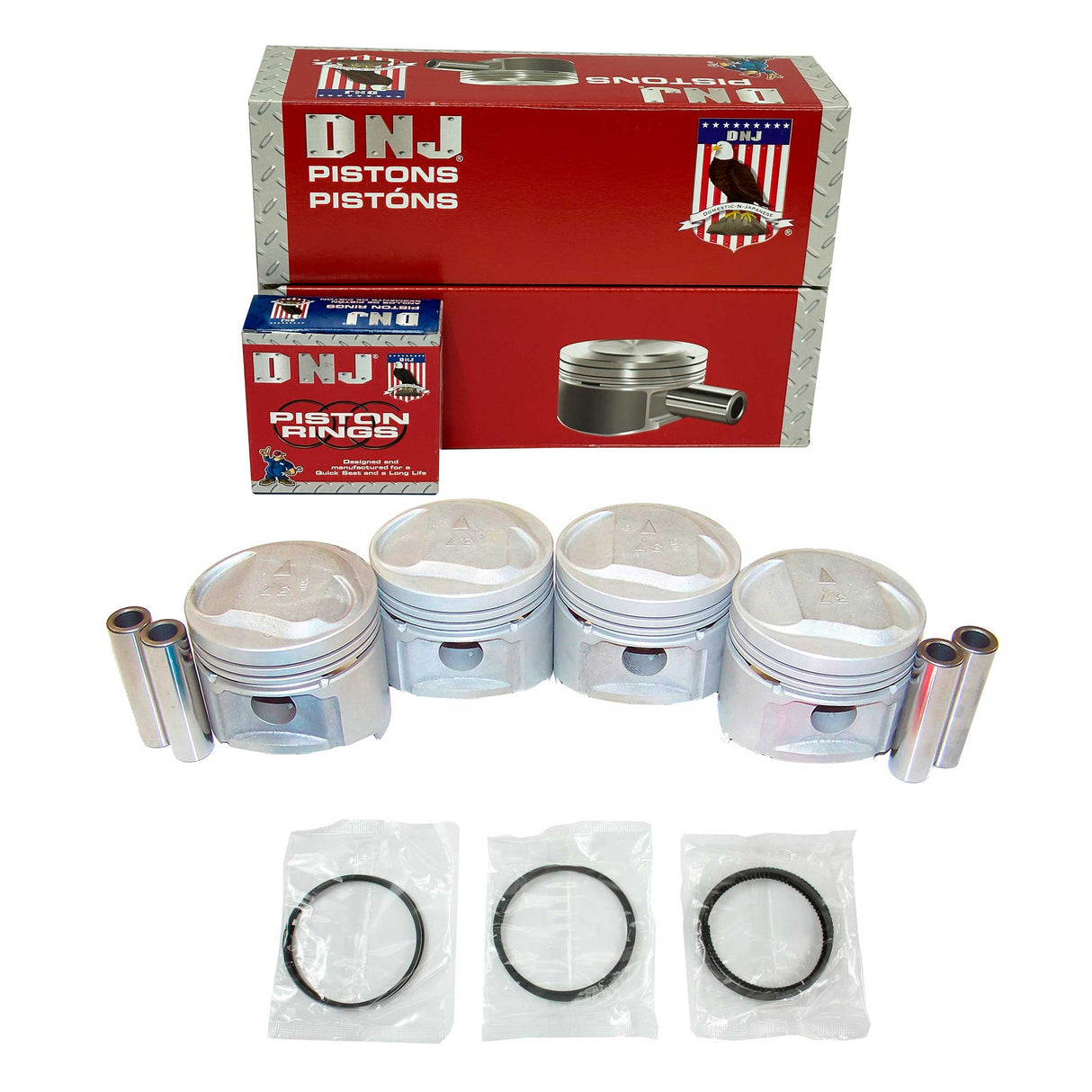 Piston and Ring Set 1990-1994 Eagle, Mitsubishi, Plymouth 1.8L