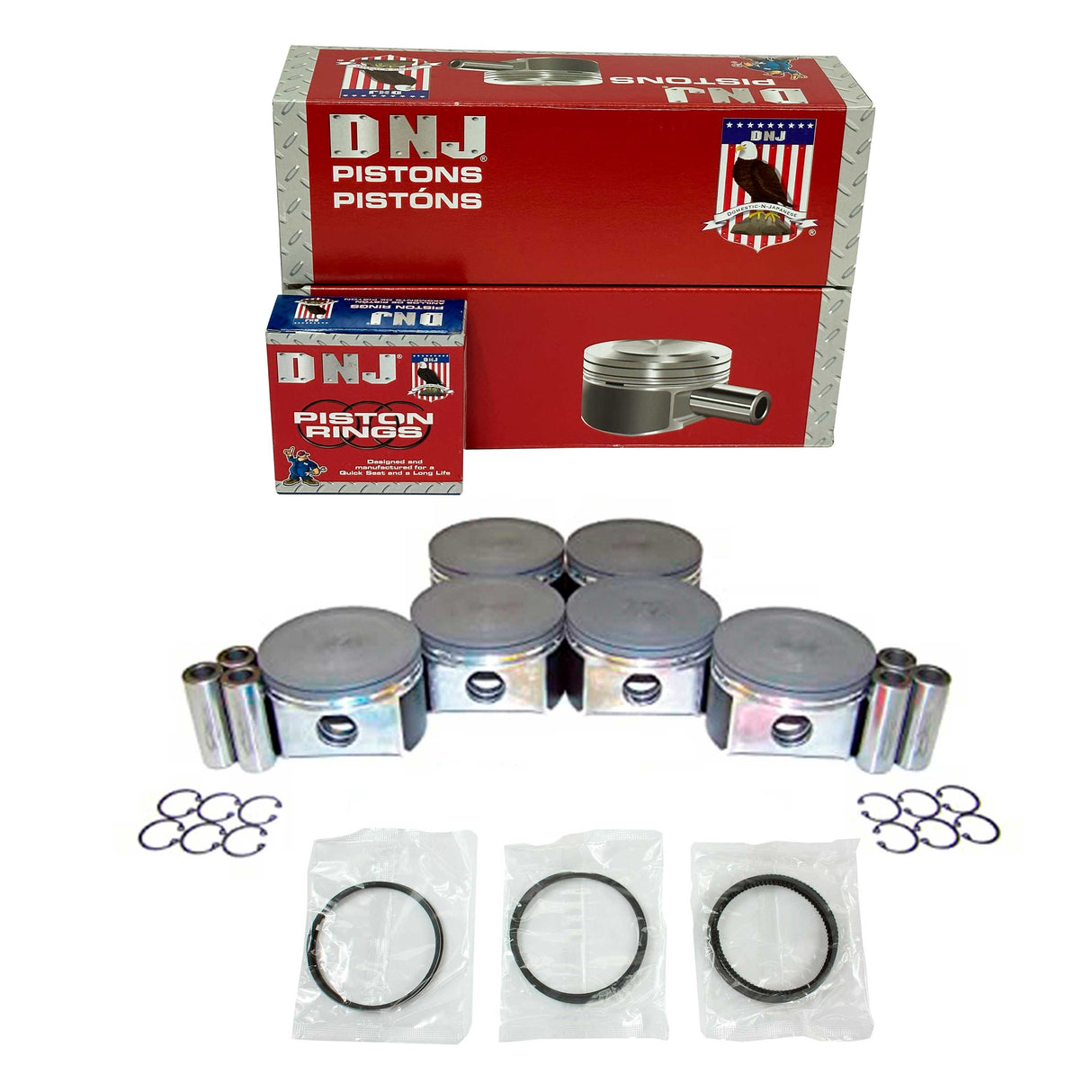 Piston and Ring Set 2004-2007 Chrysler, Dodge 3.5L