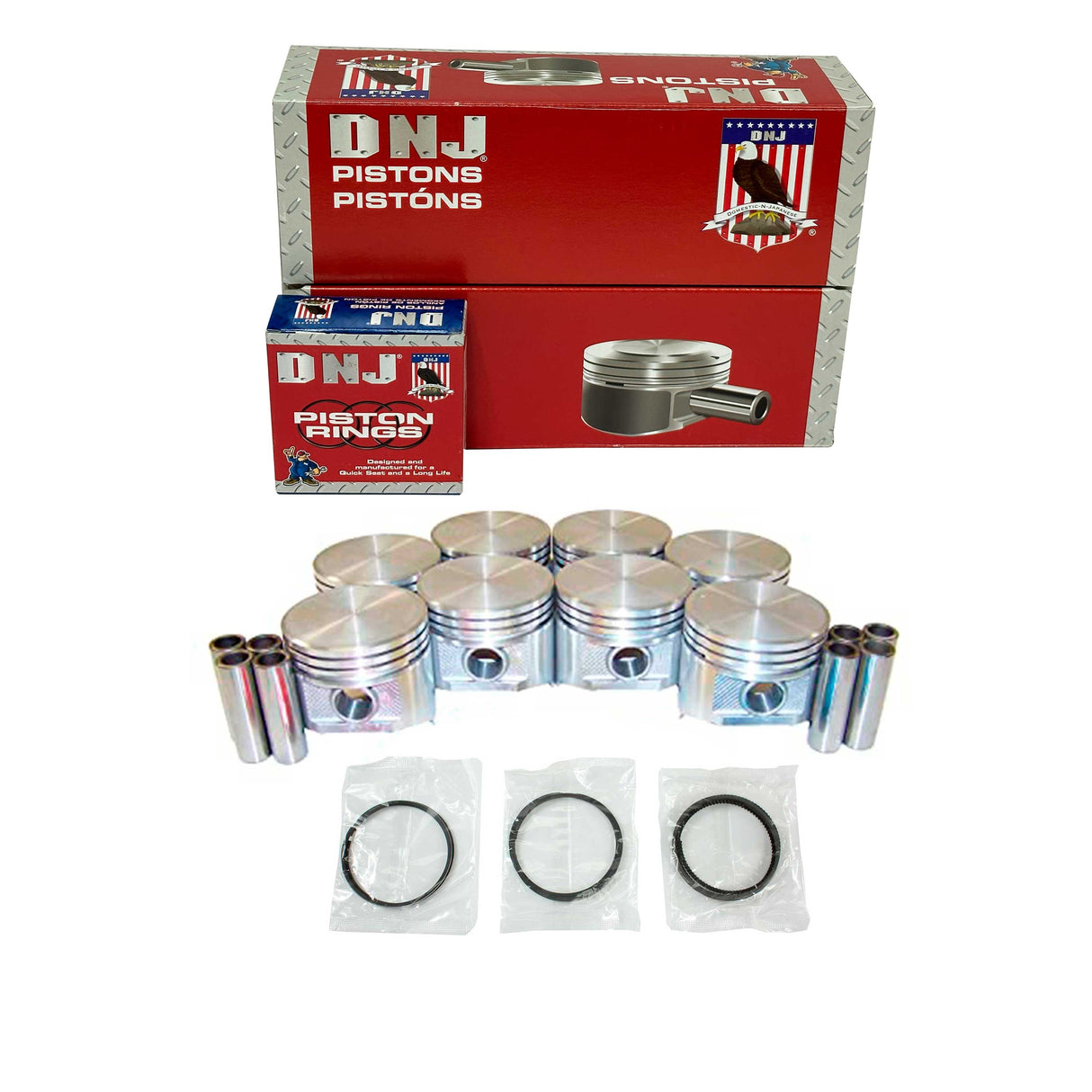 Piston and Ring Set 1985-1991 Chrysler, Dodge, Plymouth 5.2L