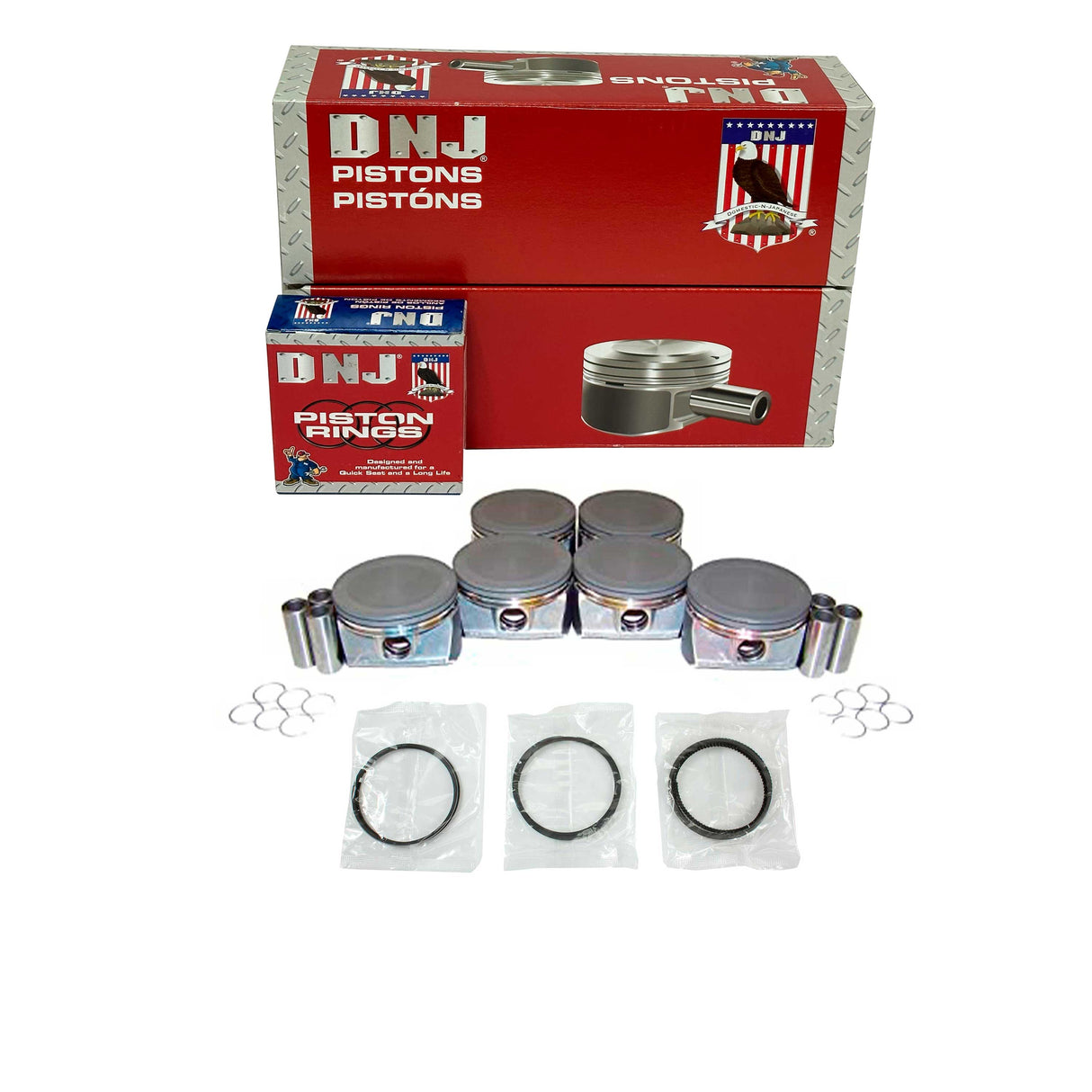 Piston and Ring Set 2007-2010 Chrysler, Dodge 3.5L