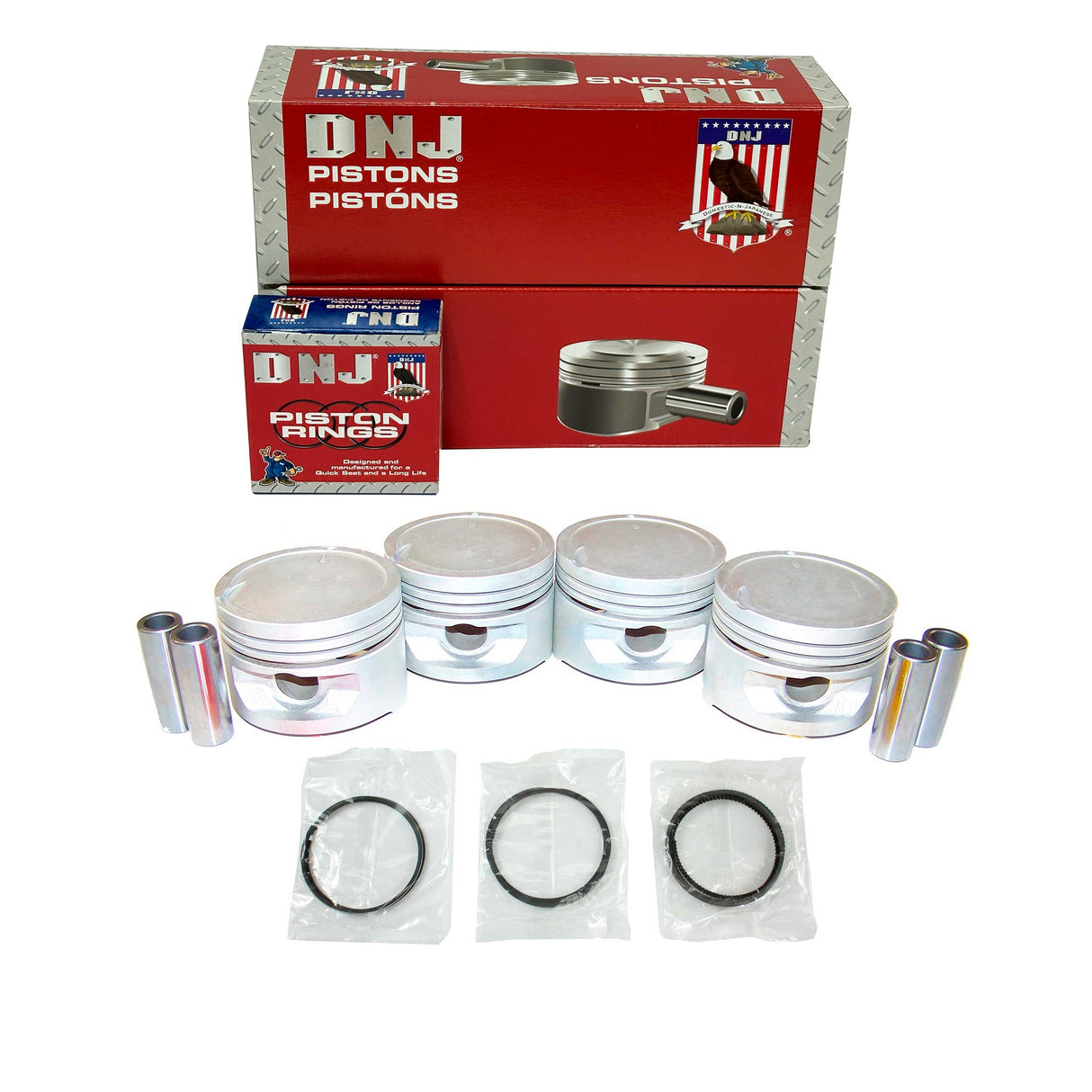 Piston and Ring Set 1994-1999 Hyundai 1.5L