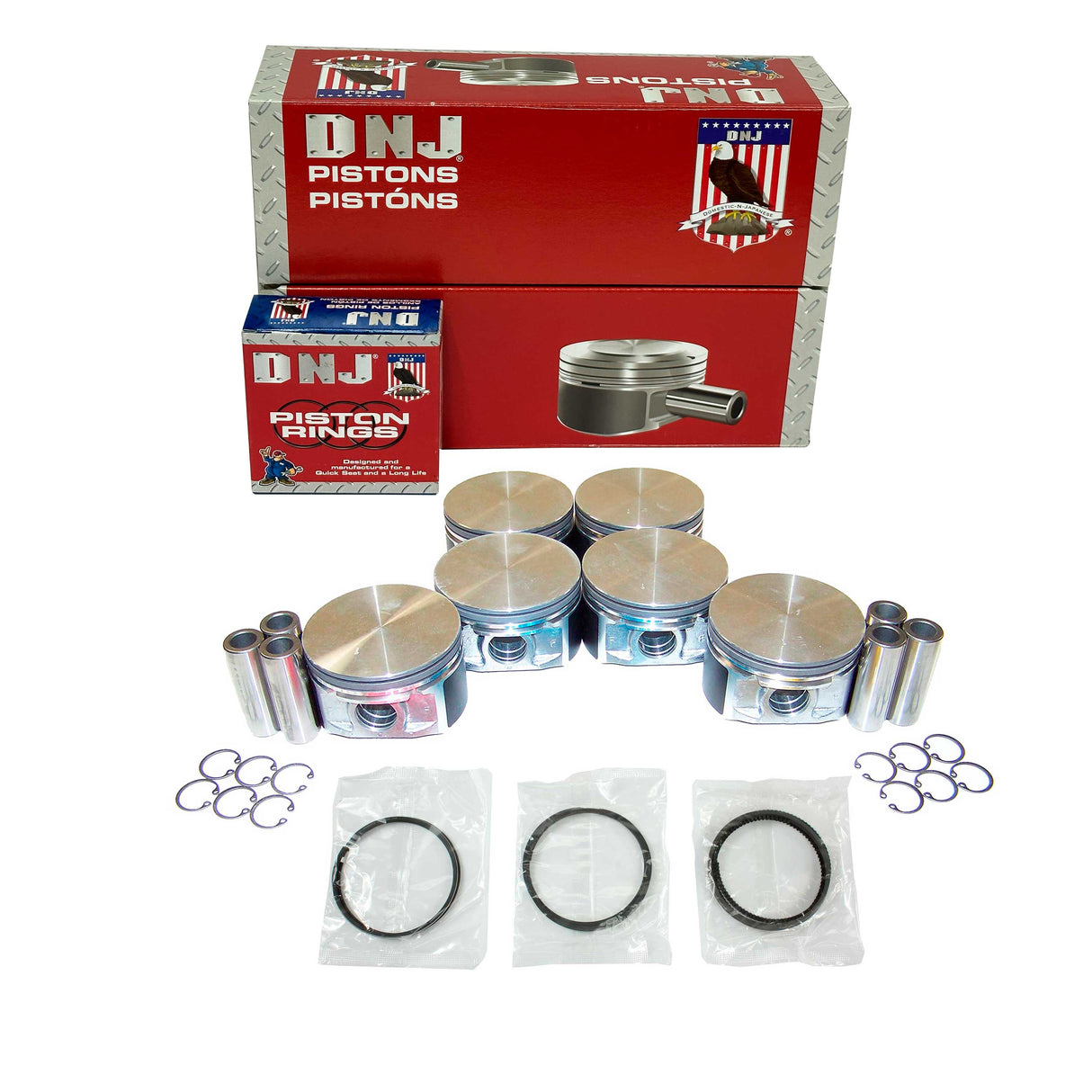 Piston and Ring Set 1998-2010 Chrysler, Dodge 2.7L