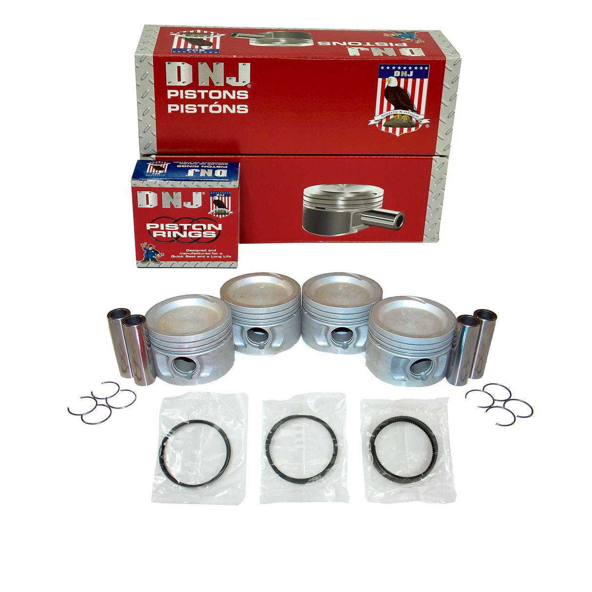 Piston and Ring Set 1989-1992 Chrysler, Dodge, Plymouth 2.5L