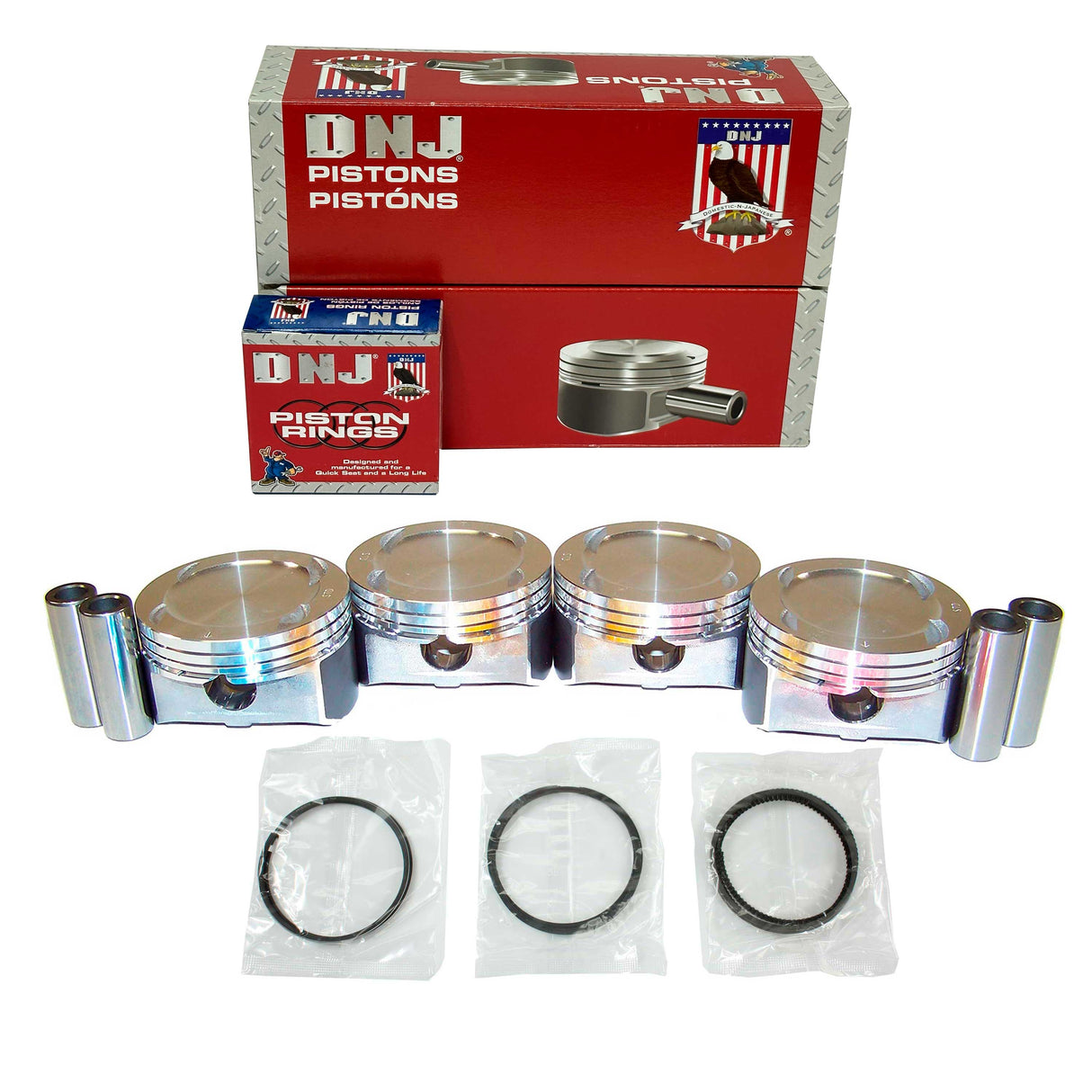 Piston and Ring Set 2006-2020 Chrysler, Dodge, Hyundai, Jeep, Kia 2.4L