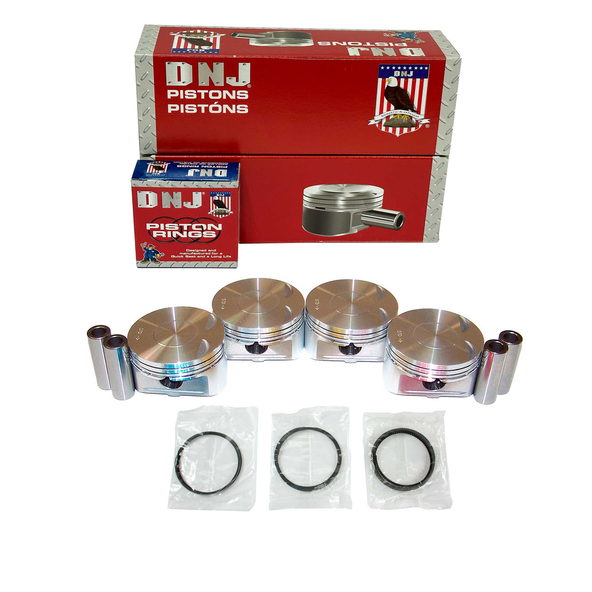 Piston and Ring Set 2008-2017 Mitsubishi 2.0L
