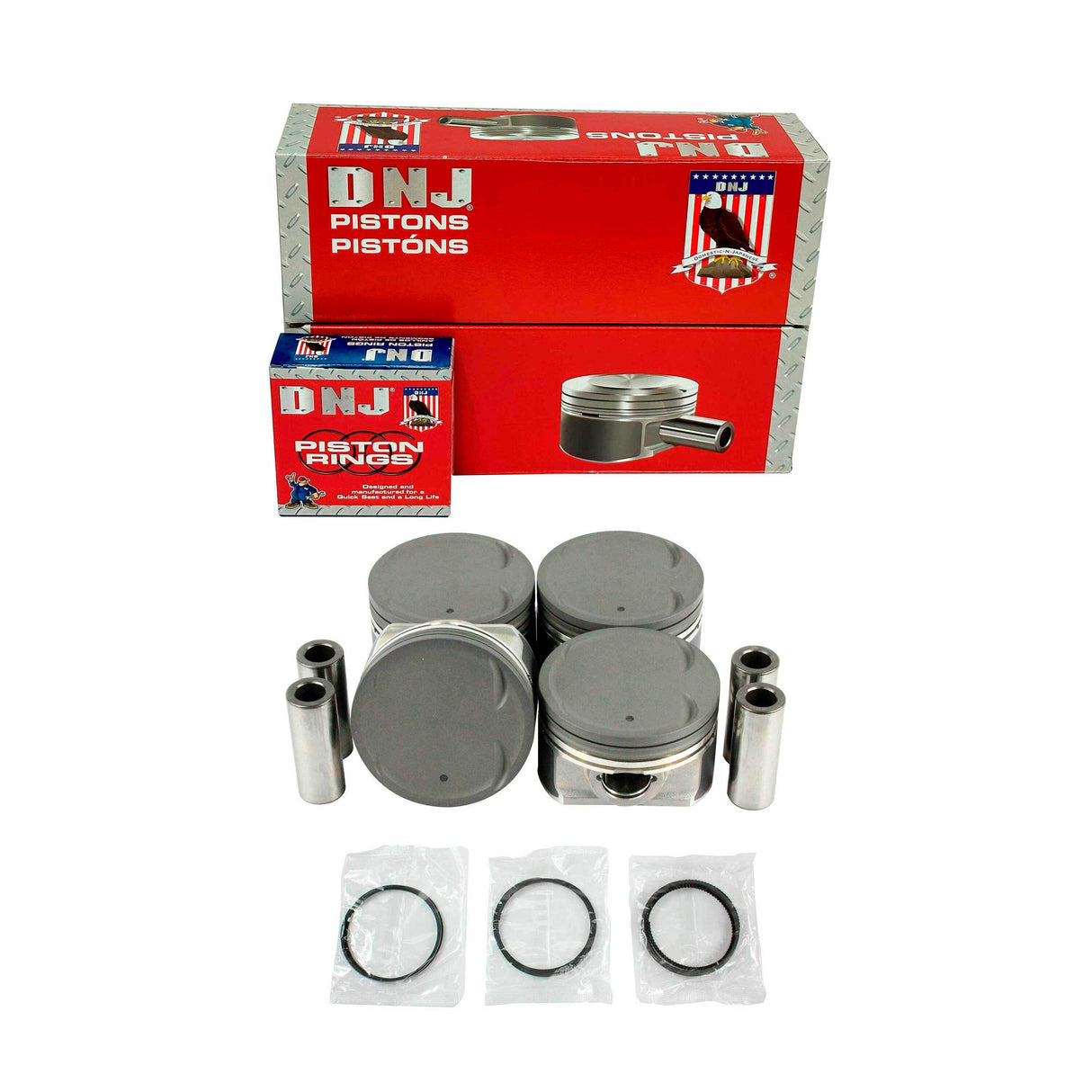 Piston and Ring Set 2008-2015 Mitsubishi 2.0L