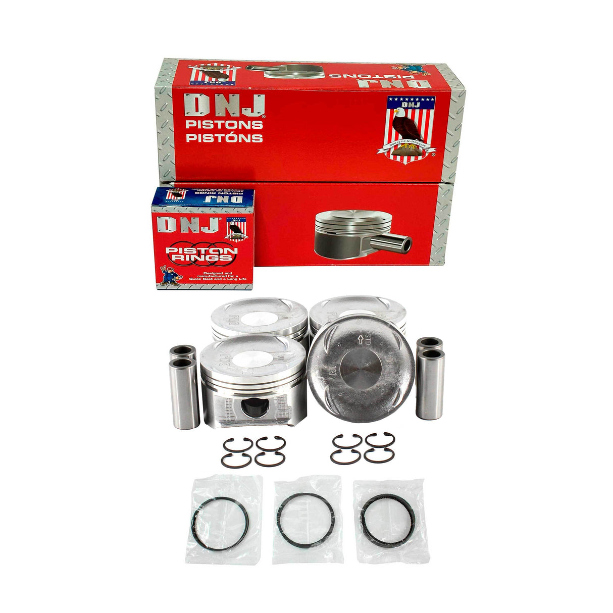 Piston and Ring Set 1998-2002 Honda 2.3L