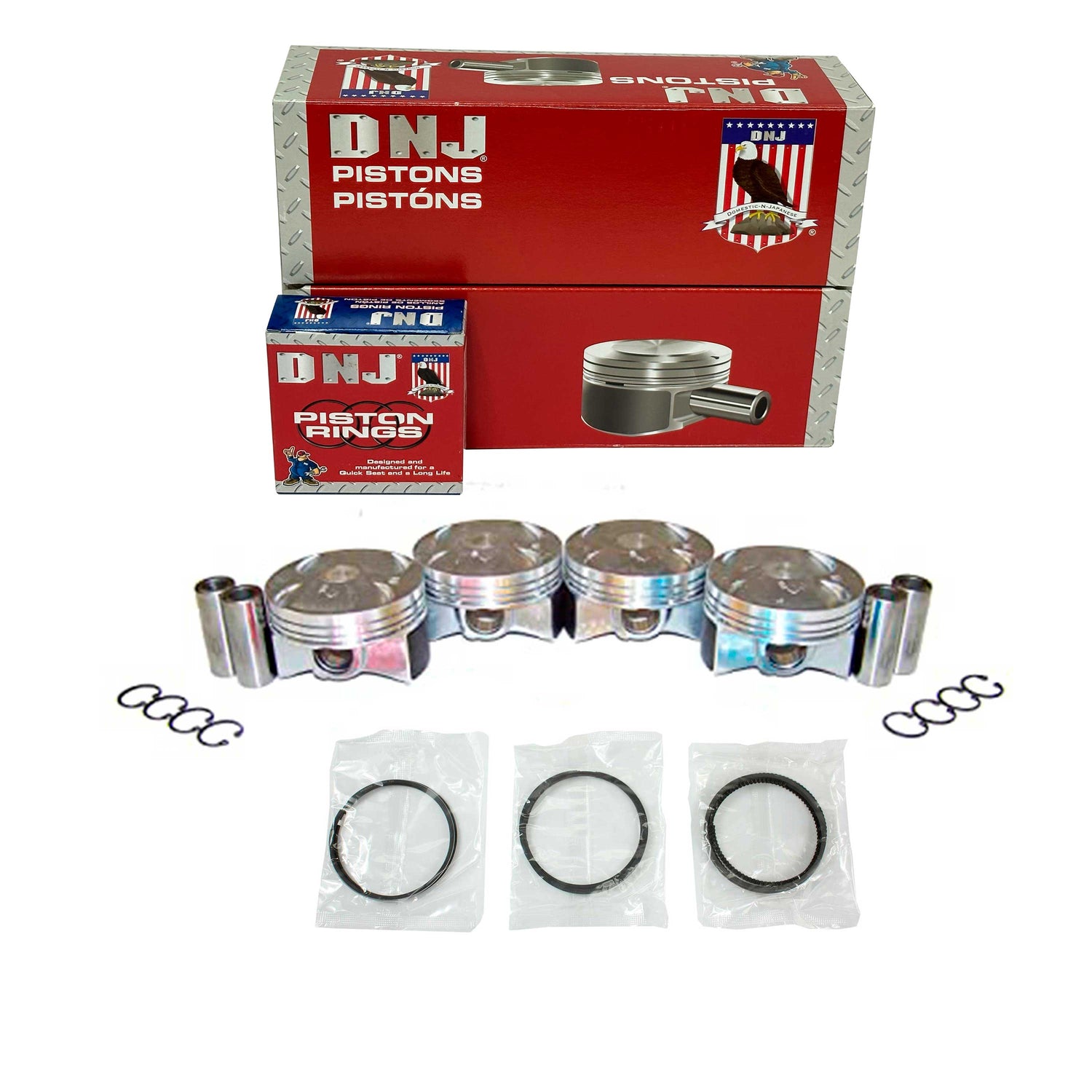 Piston and Ring Set 2002-2011 Acura, Honda 2.0L