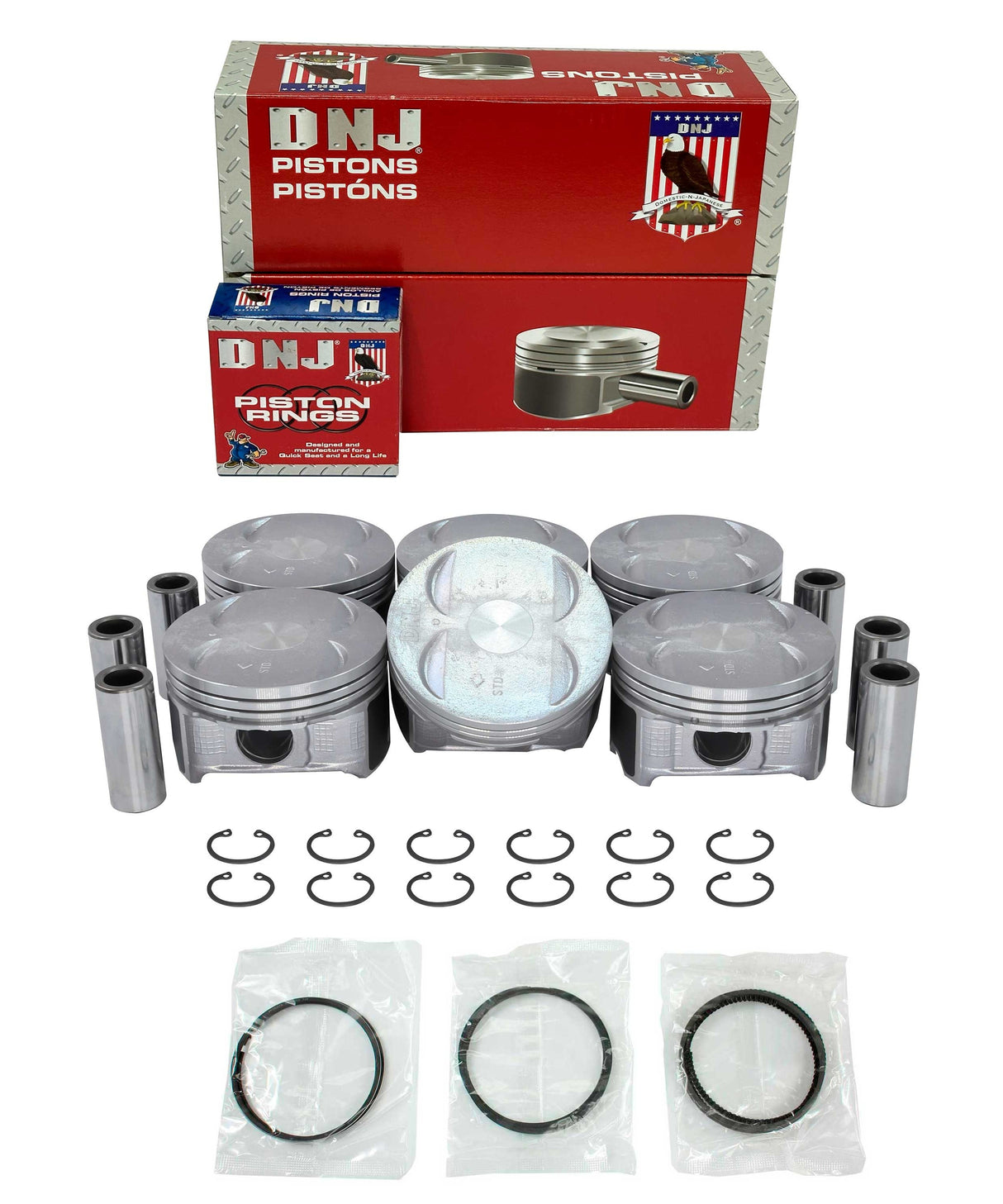 Piston and Ring Kit 2011-2018 Acura 3.5L