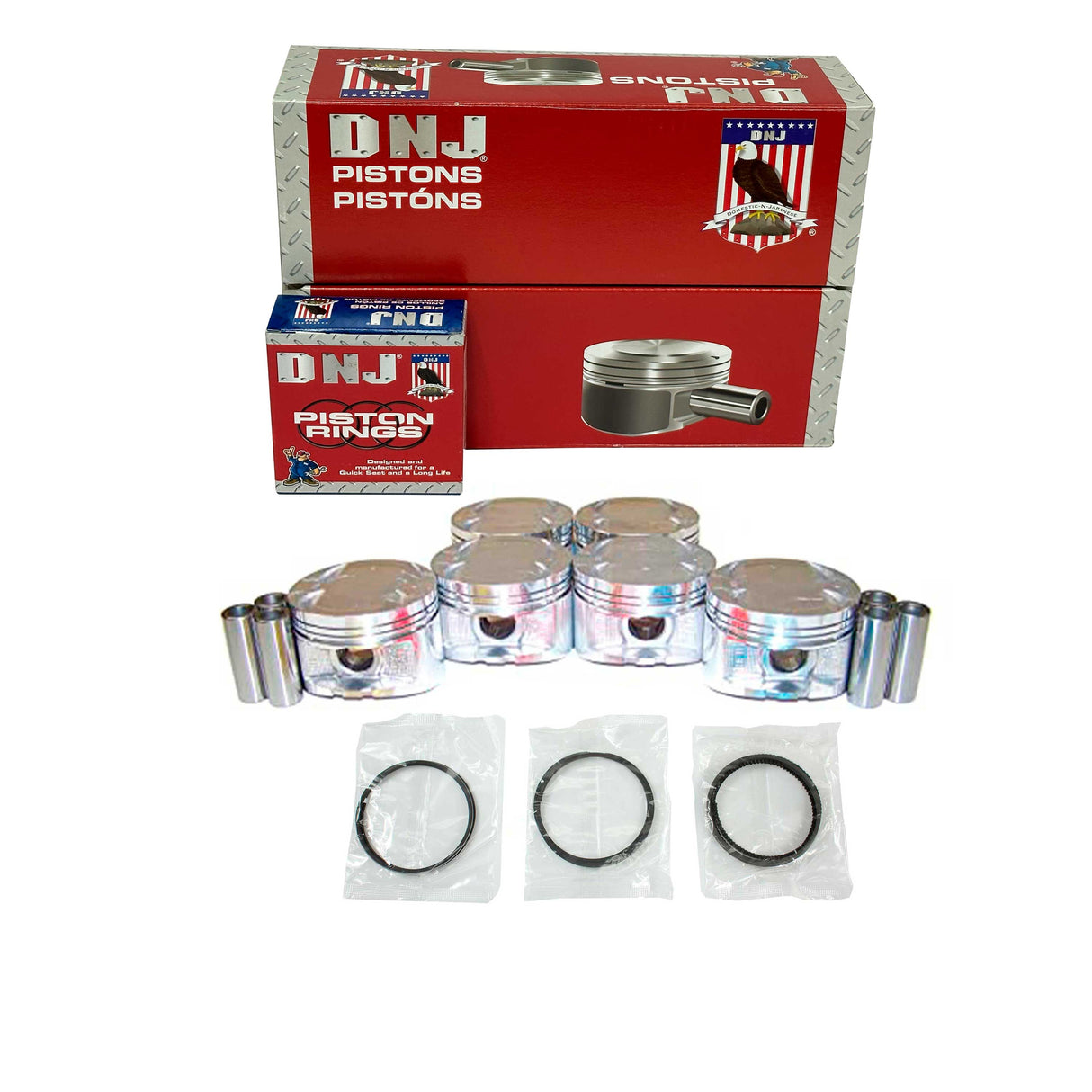 Piston and Ring Set 1991-1998 Acura 3.2L