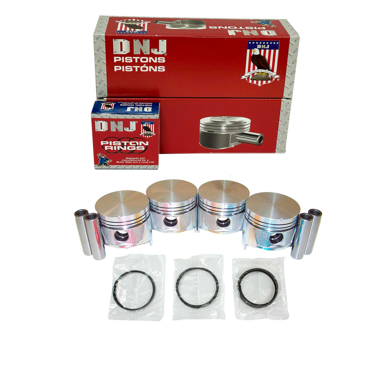 Piston and Ring Set 1982-1987 Chevrolet, GMC, Isuzu 1.9L