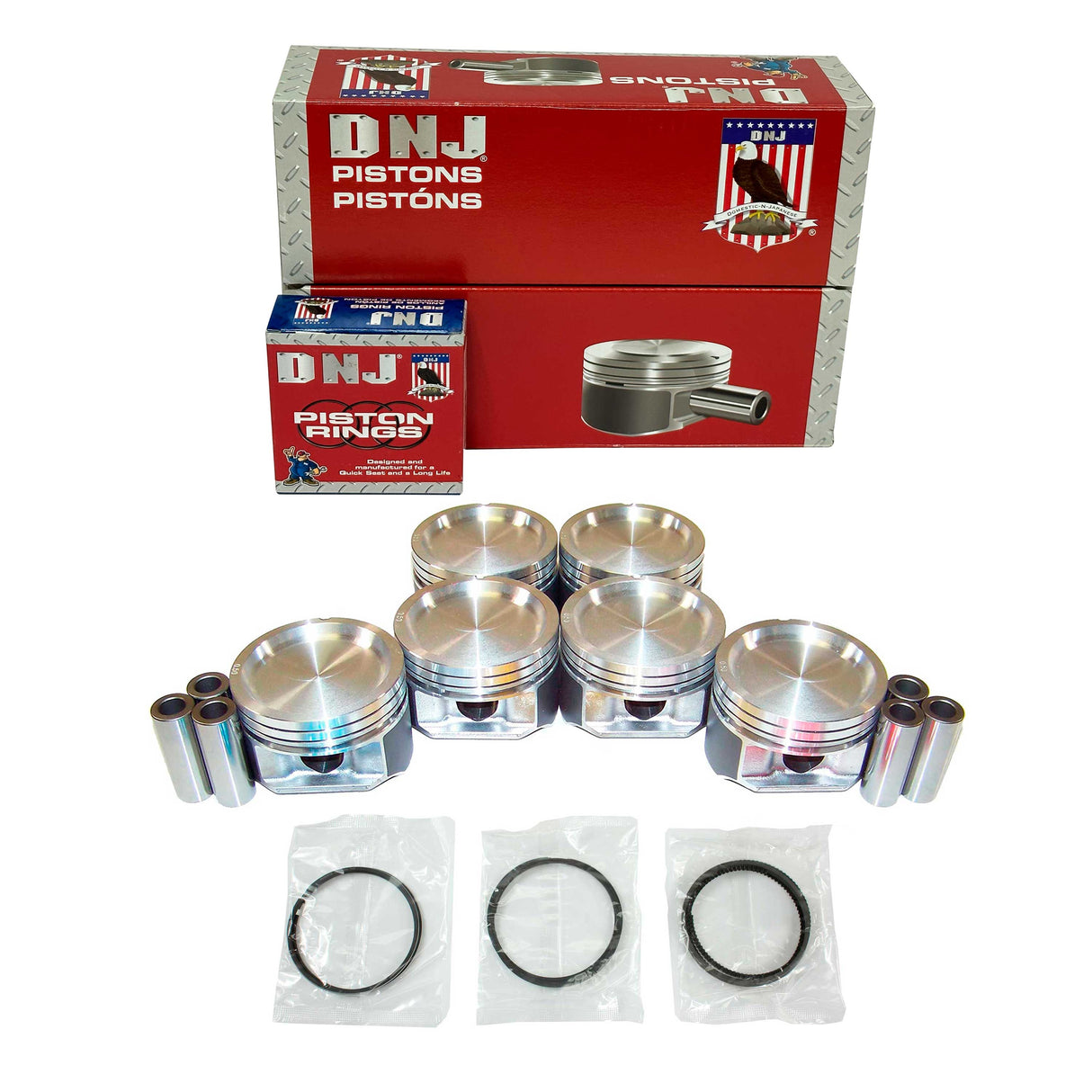 Piston and Ring Set 1996-2005 Buick, Chevrolet, Oldsmobile, Pontiac 3.4L