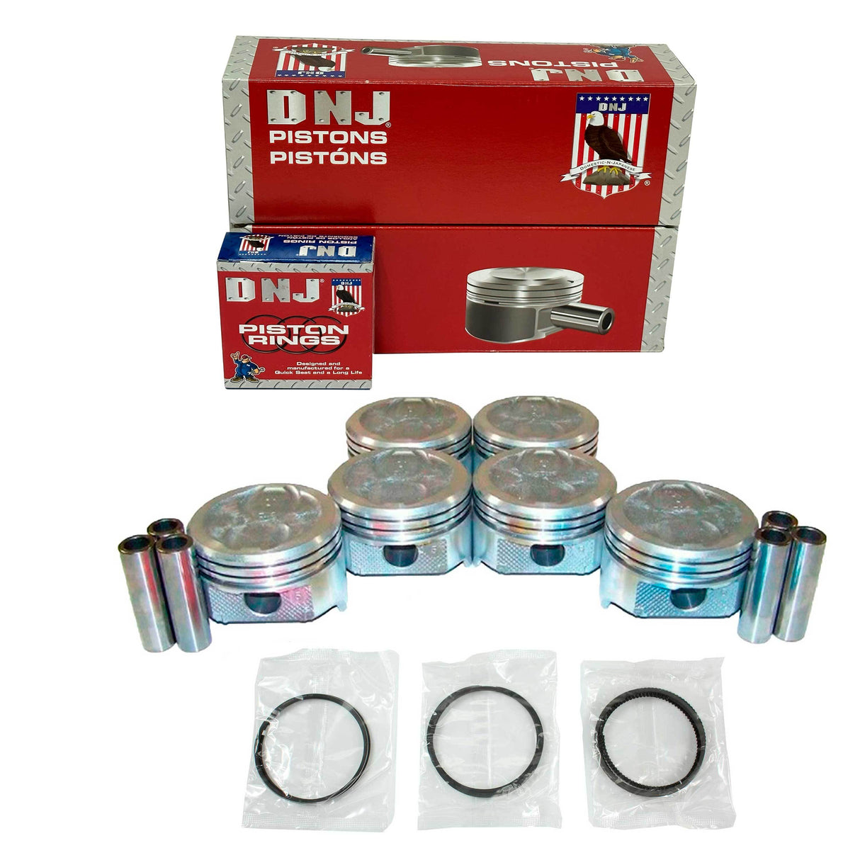 Piston and Ring Set 1987-1996 Chevrolet, GMC, Oldsmobile 4.3L