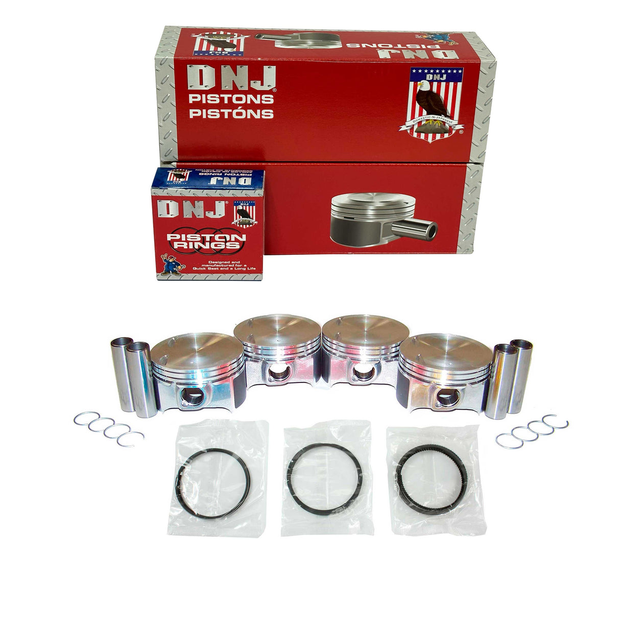 Piston and Ring Set 1999-2002 Saturn 1.9L