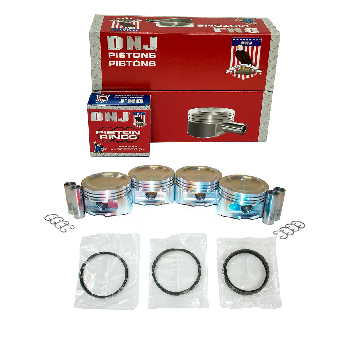 Piston and Ring Kit 1987-1995 Buick 2.3L