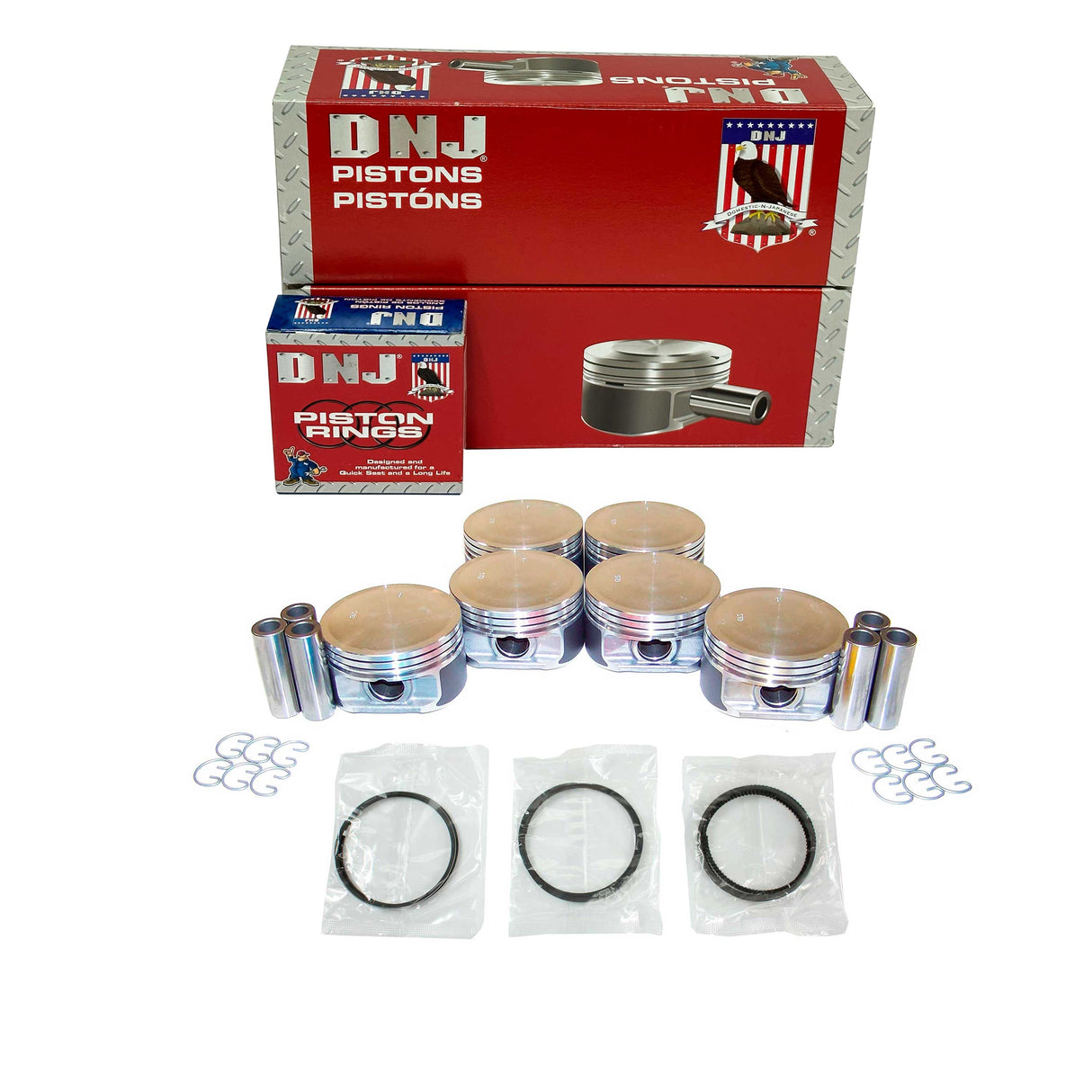 Piston and Ring Set 1997-2005 Cadillac, Saturn 3.0L