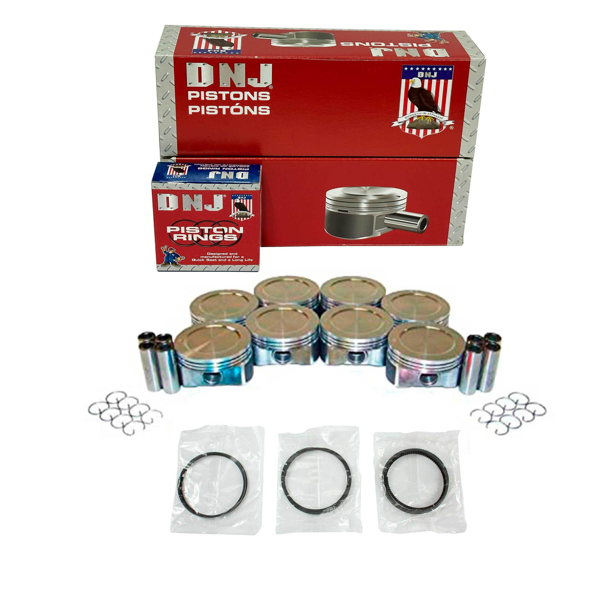 Piston and Ring Set 2003-2005 Chevrolet, GMC, Hummer 6.0L