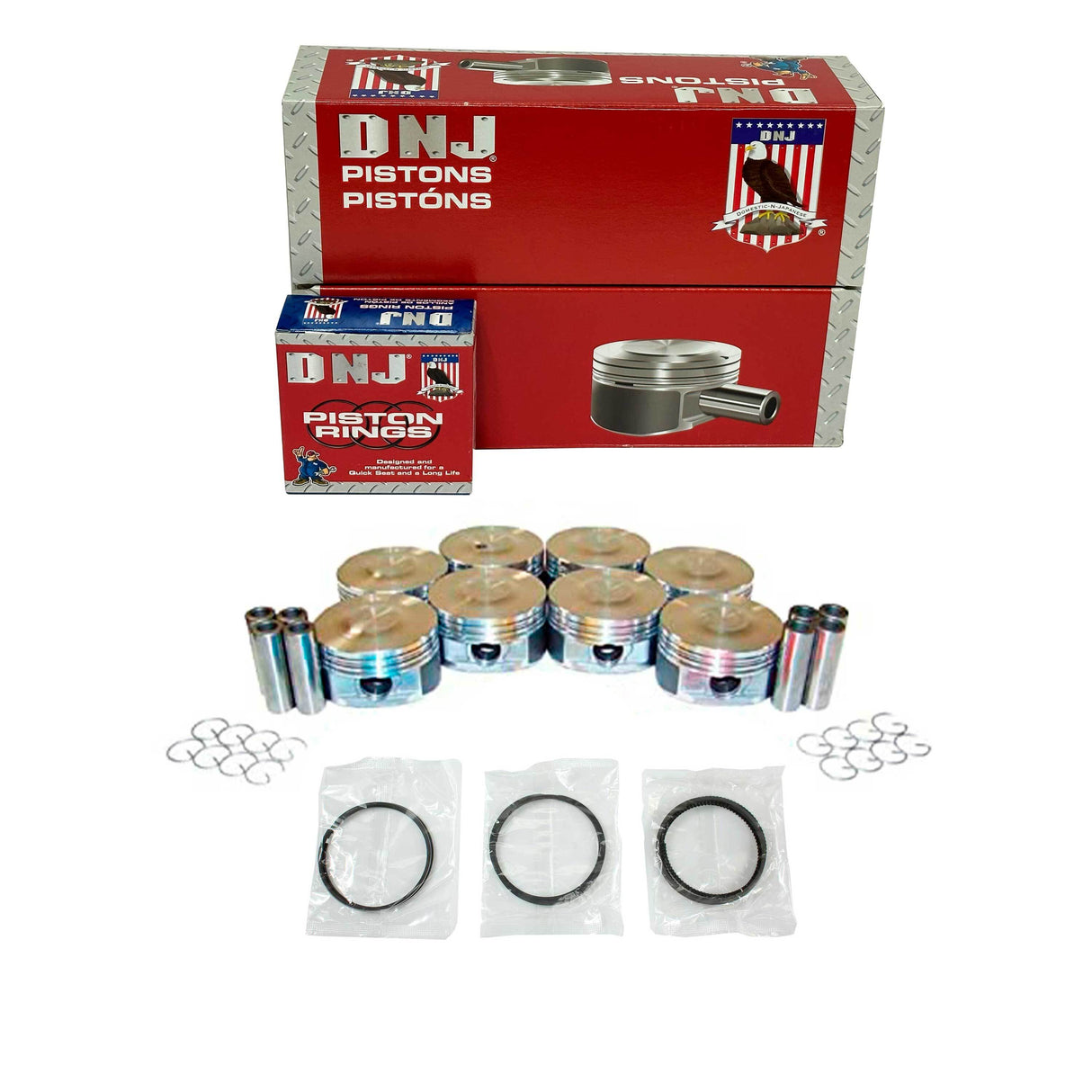 Piston and Ring Set 2004-2011 Buick, Cadillac, Pontiac 4.6L