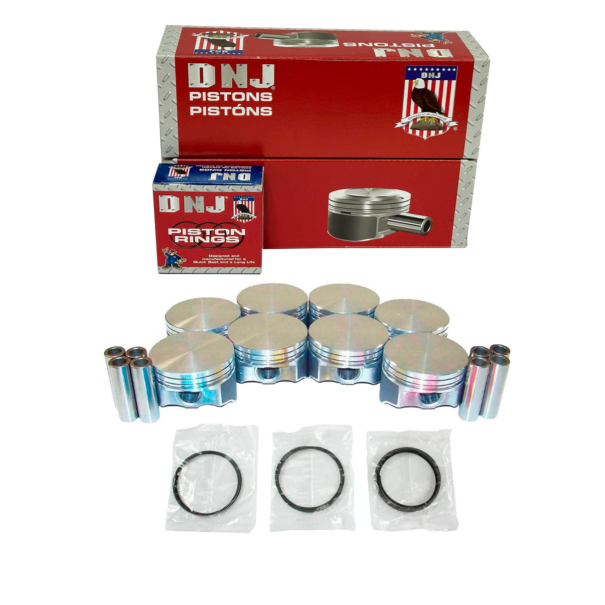 Piston and Ring Set 1999-2004 Chevrolet, GMC 4.8L