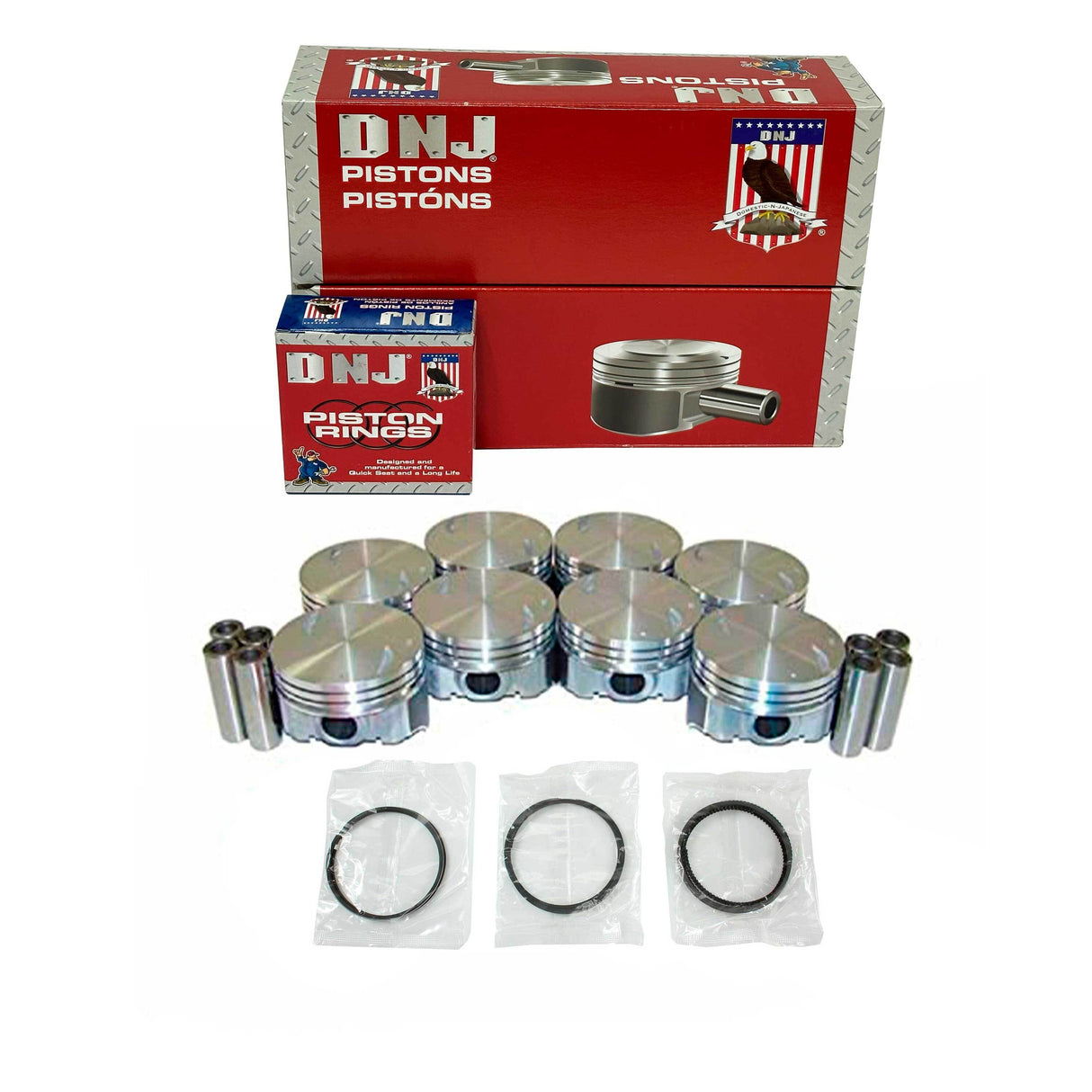 Piston and Ring Set 1996-2000 Chevrolet, GMC 7.4L