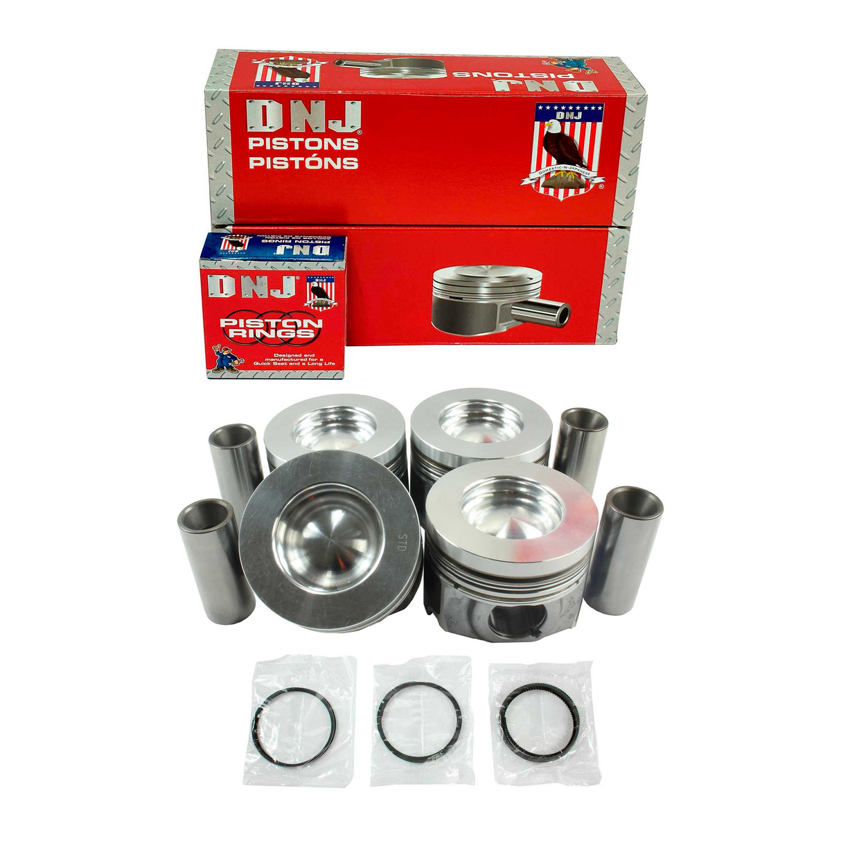 Piston and Ring Set 2010-2016 Chevrolet, GMC 6.6L