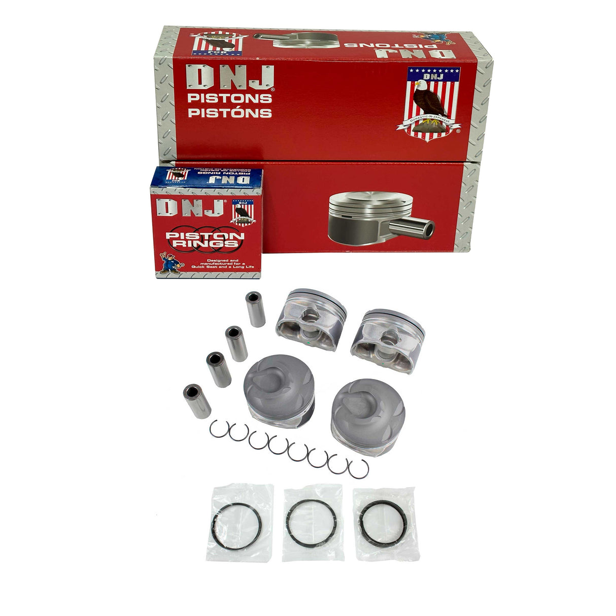 Piston and Ring Set 2007-2016 Buick, Chevrolet, Pontiac, Saab, Saturn 2.0L