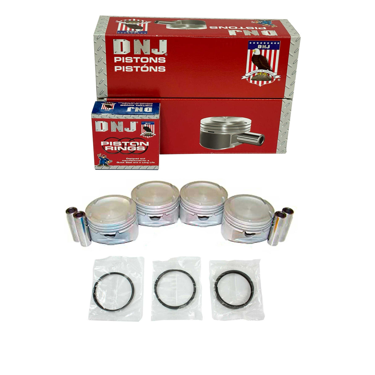 Piston and Ring Set 2004-2008 Chevrolet 1.6L