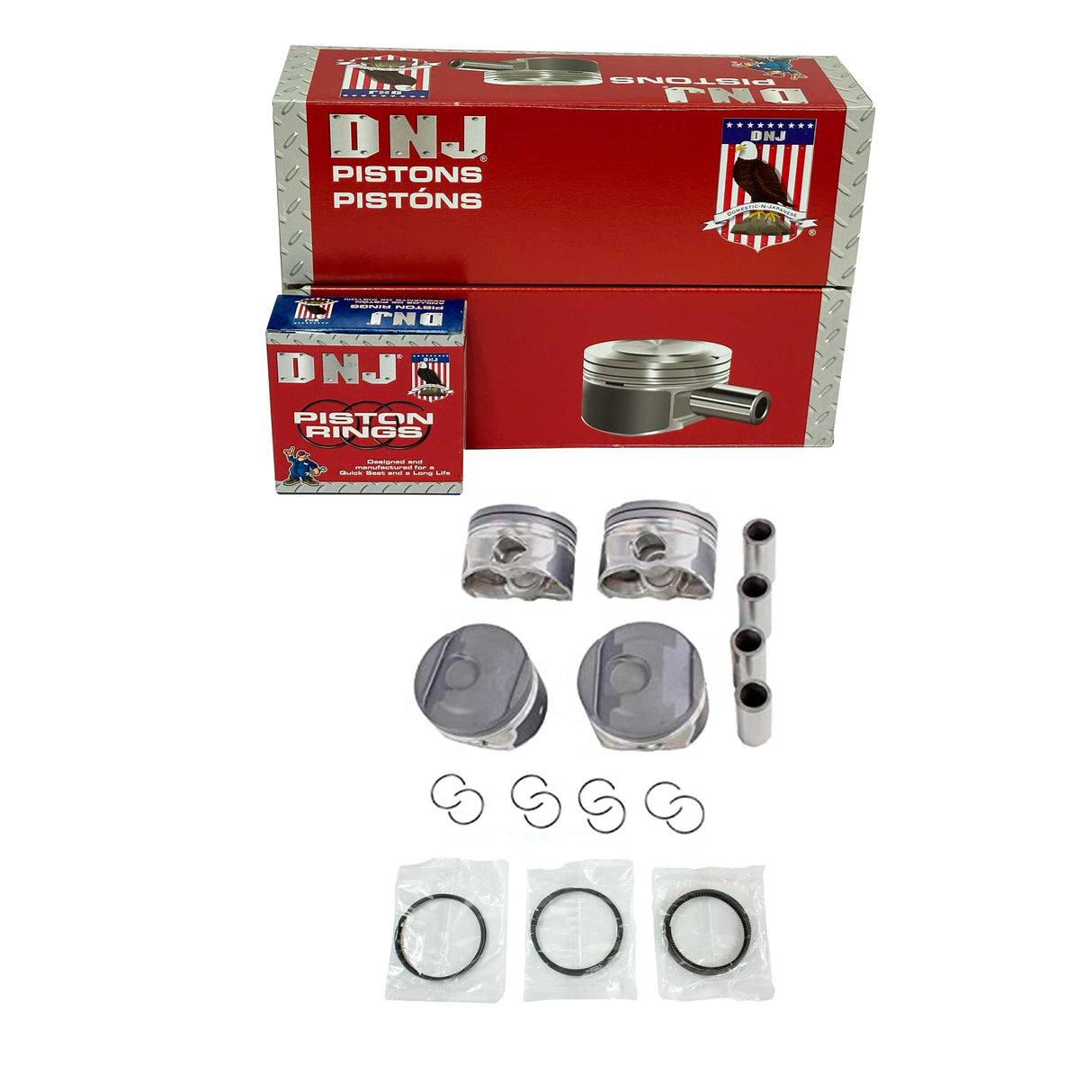 Piston and Ring Set 2013-2020 Buick, Cadillac, Chevrolet, GMC 2.0L