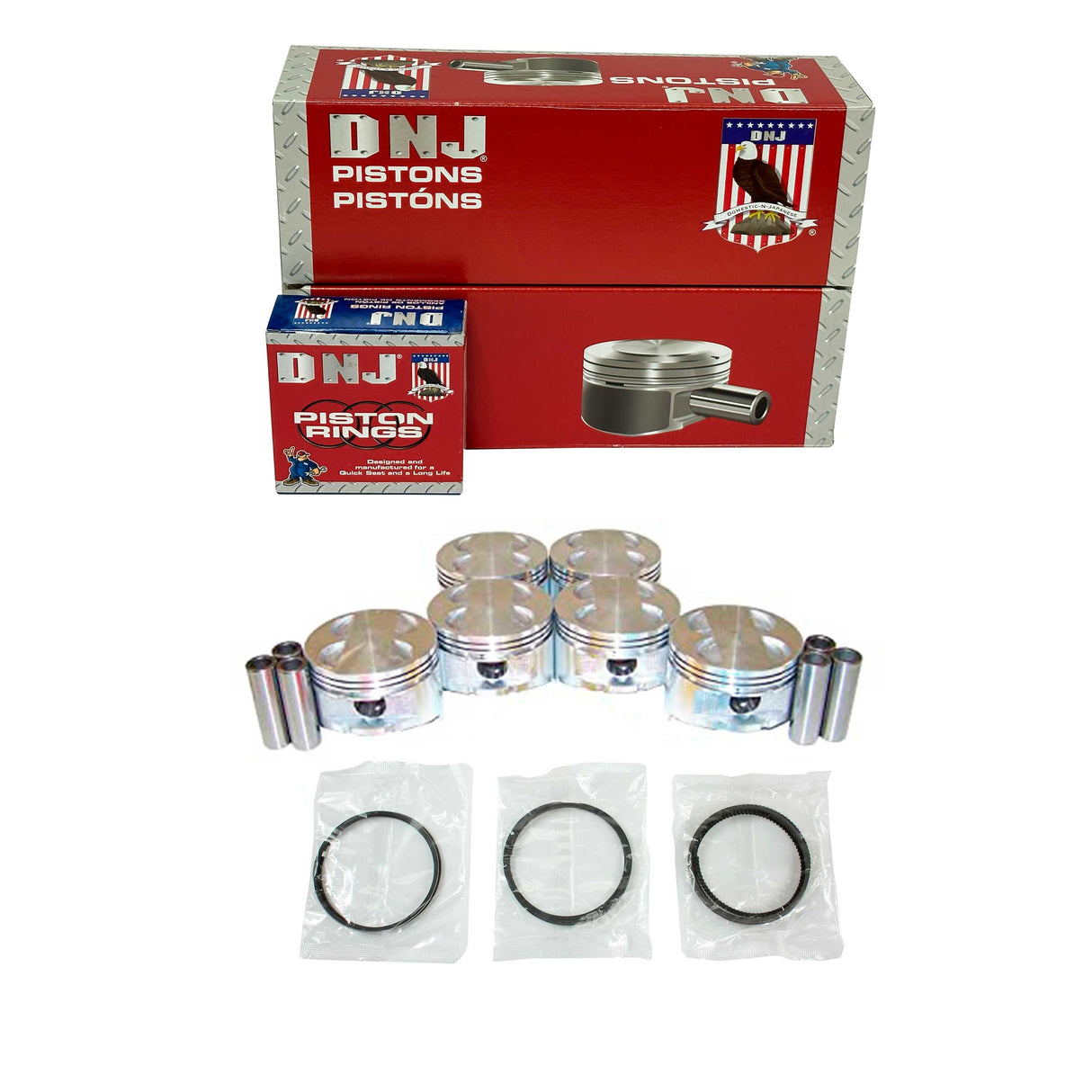 Piston and Ring Set 1996-1997 Acura, Honda, Isuzu 3.2L
